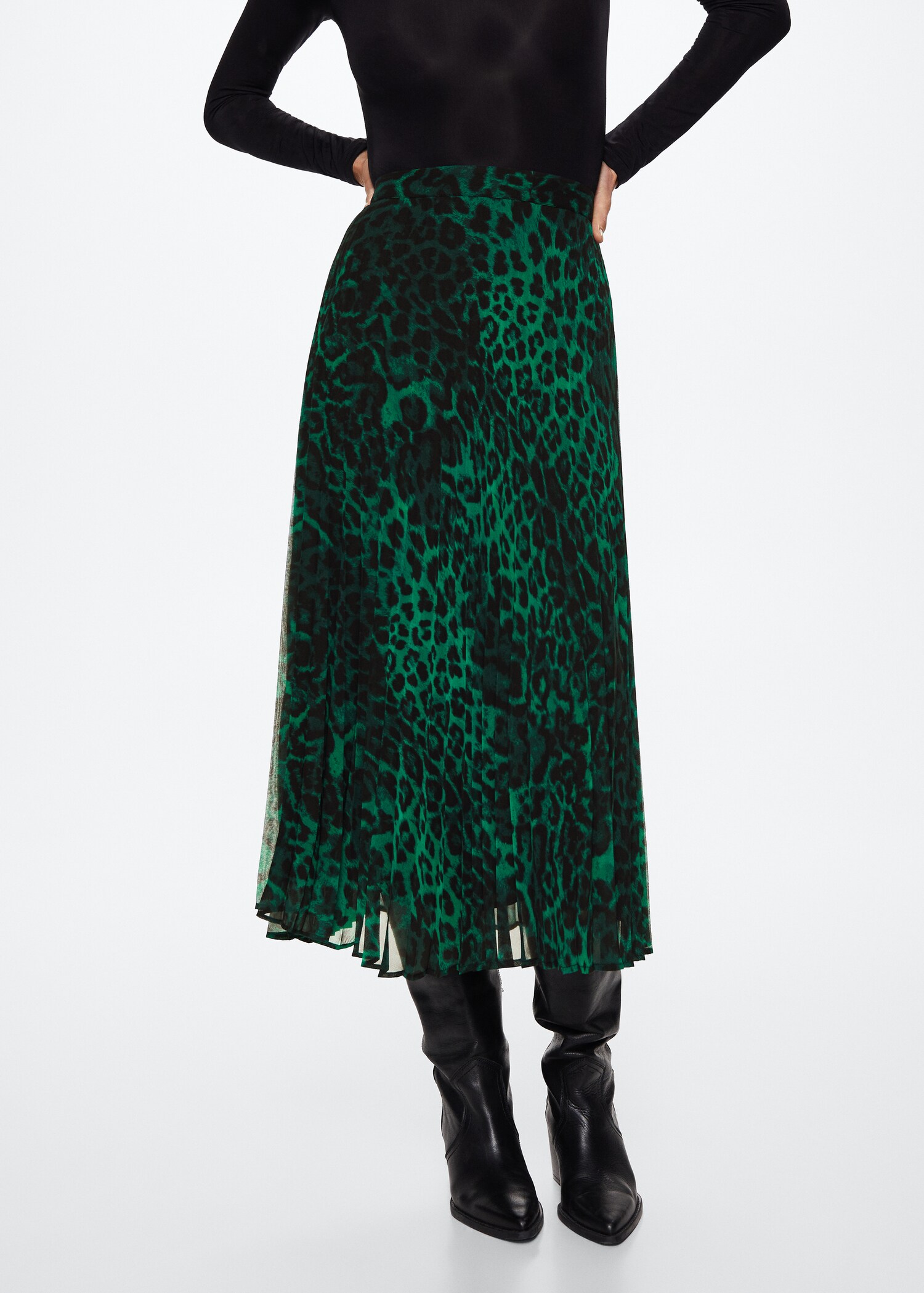 Animal print skirt - Medium plane