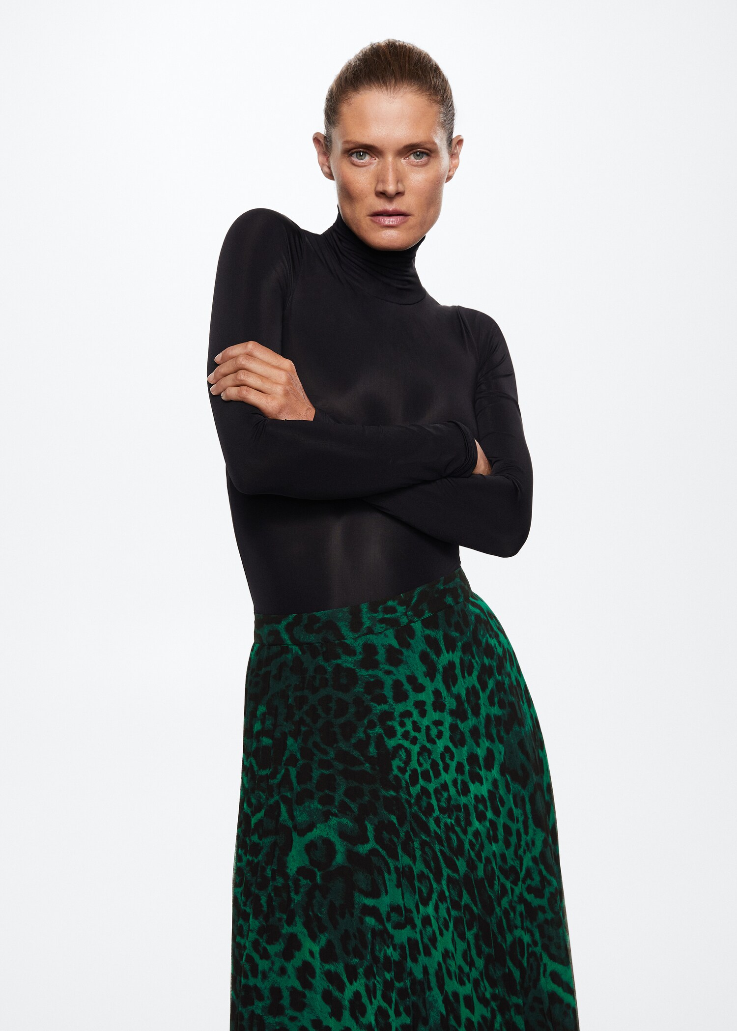 Animal print skirt - Details of the article 4