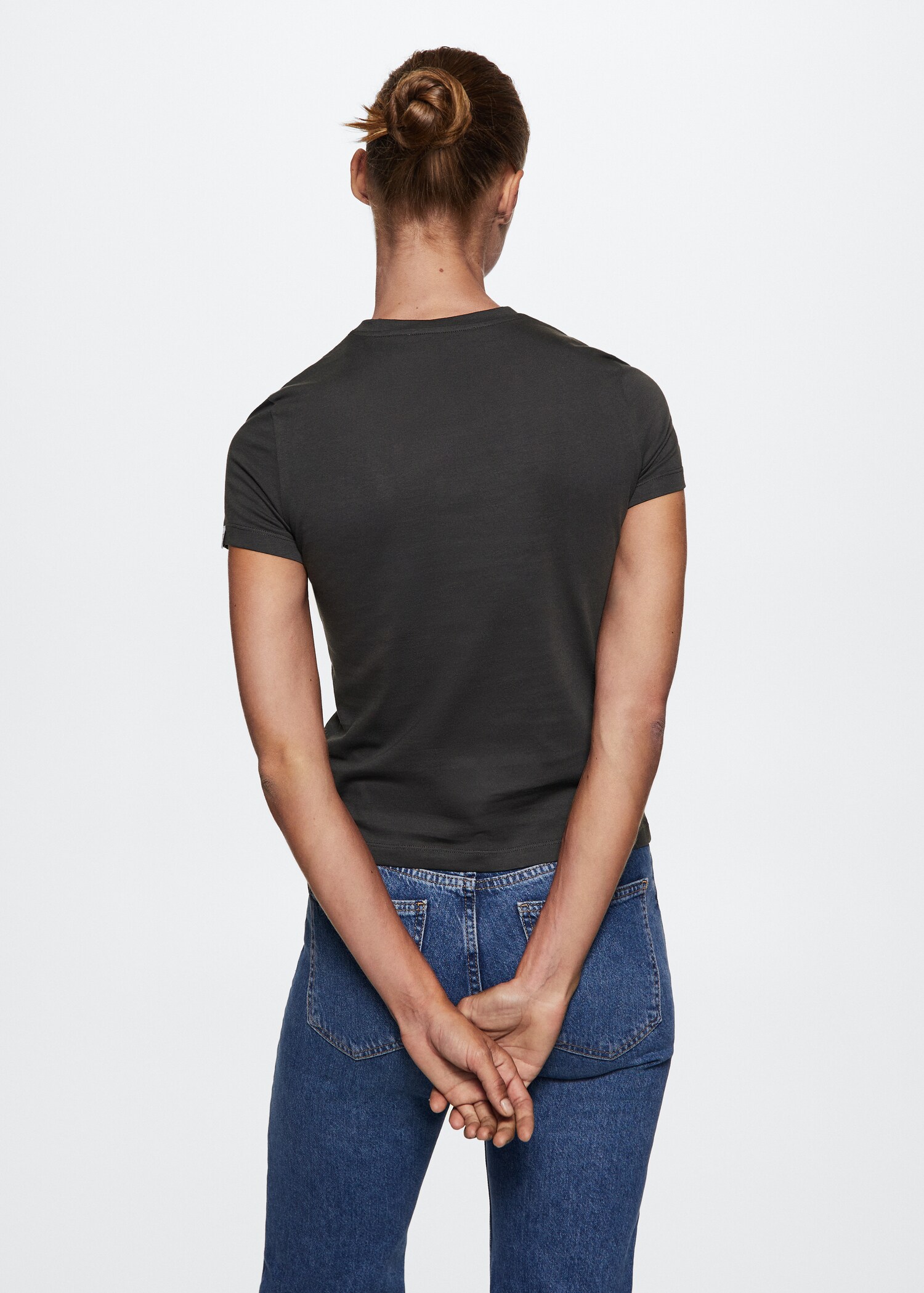 Camiseta solidaria mensaje - Reverso del artículo