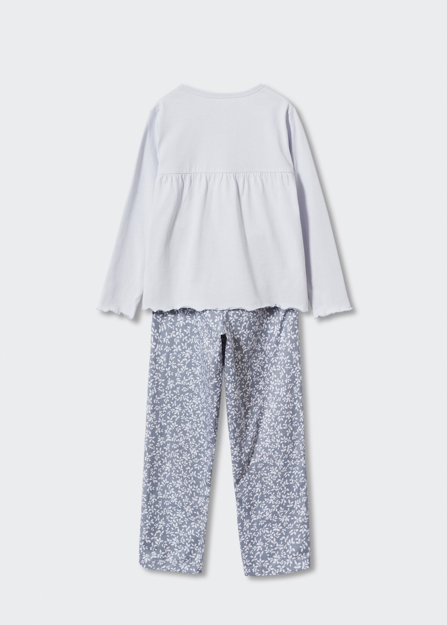 Printed long pyjamas - Reverse of the article