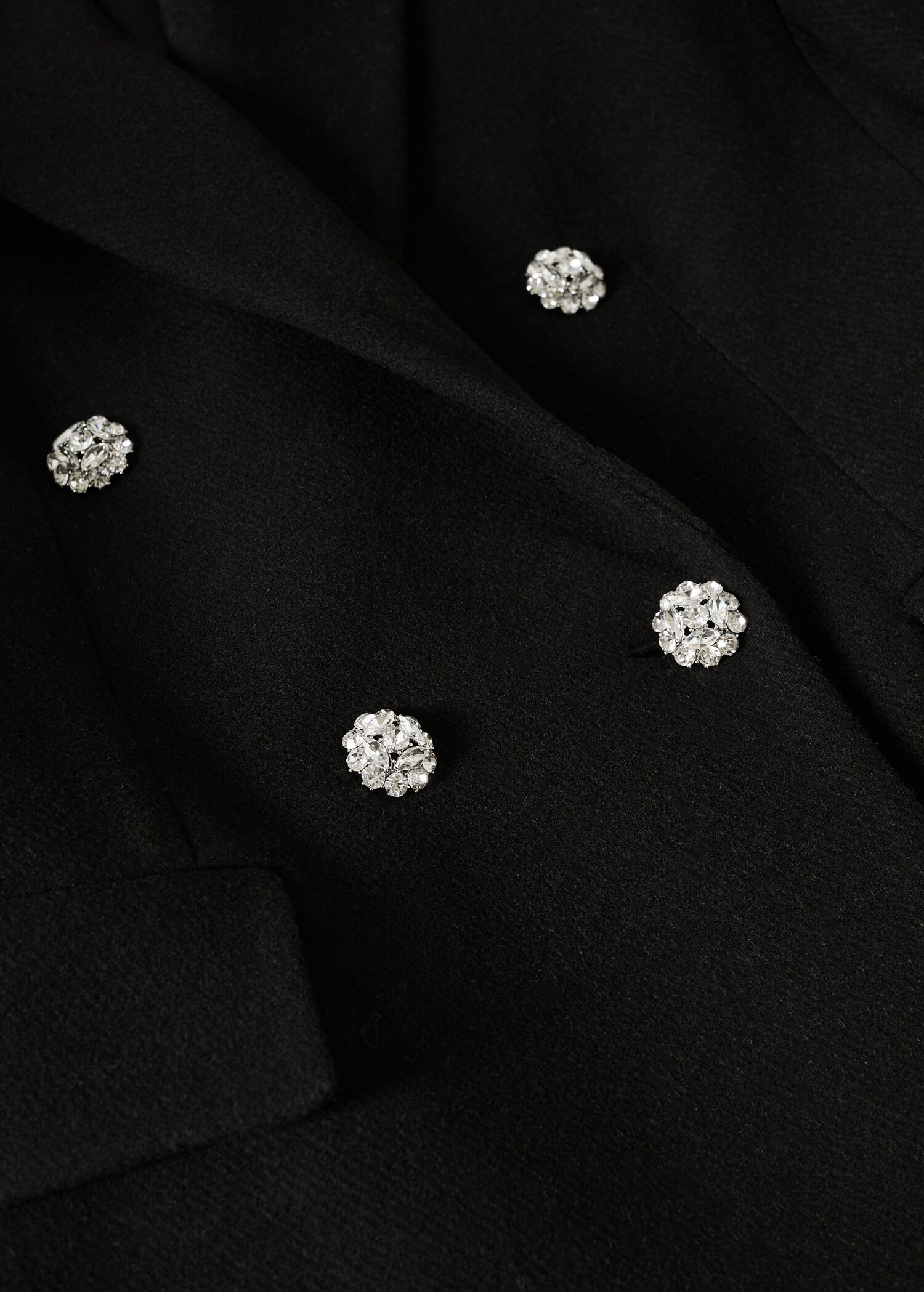 Manteau laine boutons bijoux - Détail de l'article 8