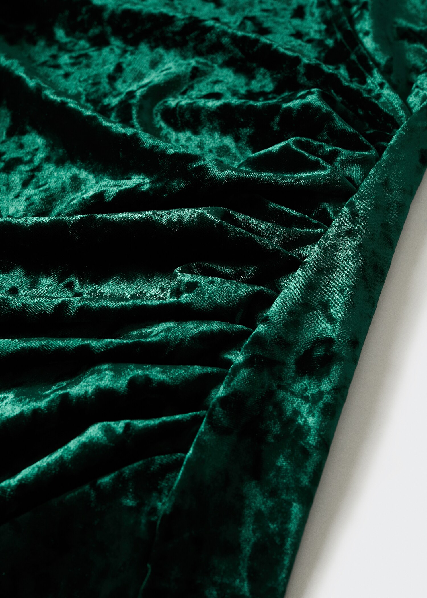 Velvet crossed dress - Details of the article 8