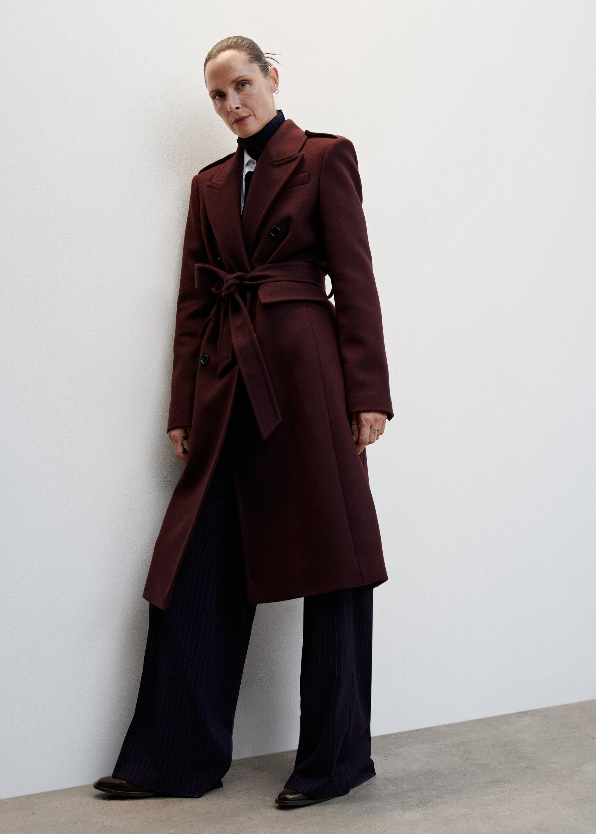 Virgin wool Tailored coat - Details of the article 2