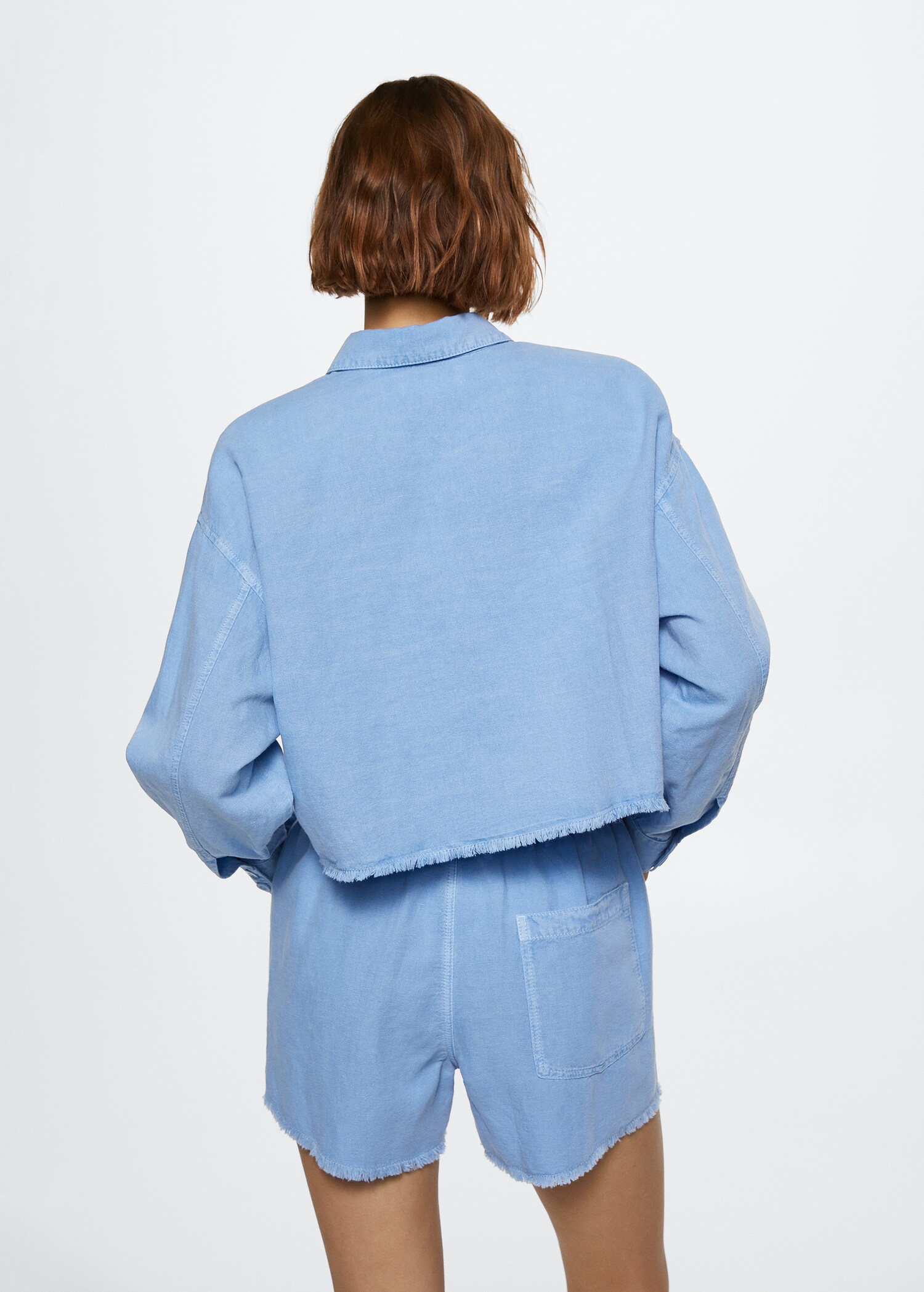 Chemise coton et lin - Verso de l’article