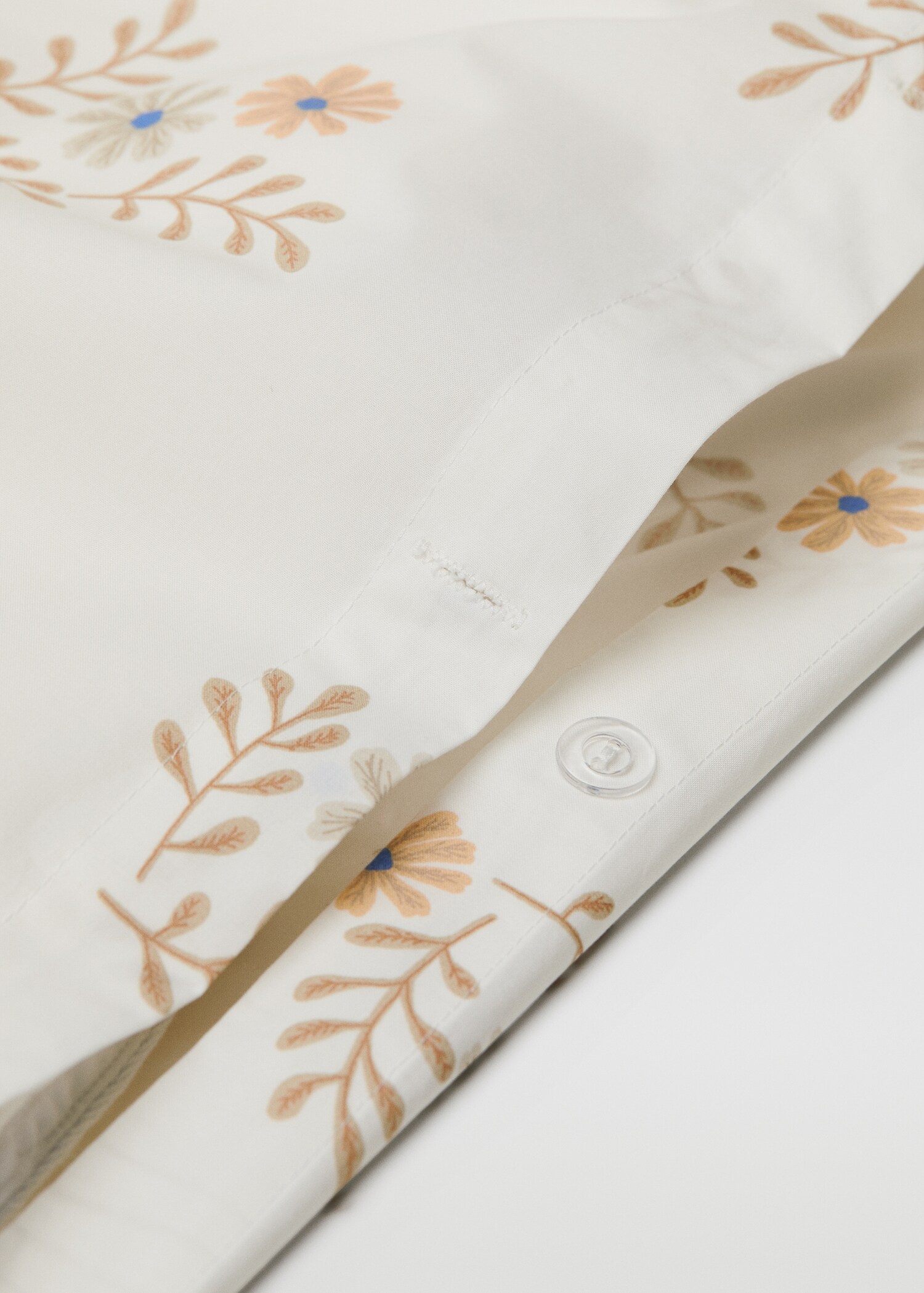 Față de pilotă cu imprimeu floral, pat de 135/140 cm - Plan mediu