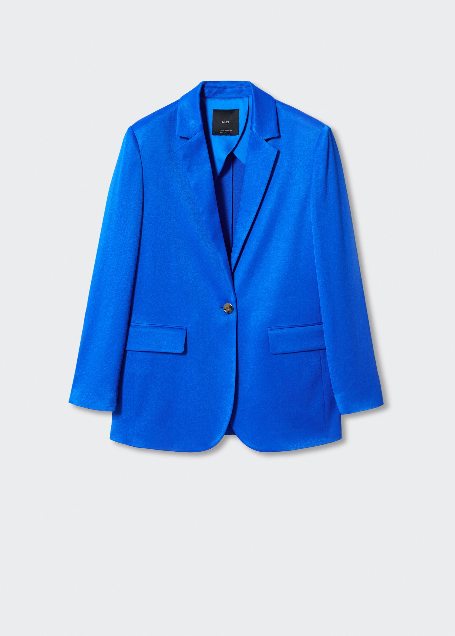 Satin-finish suit jacket - Article without model