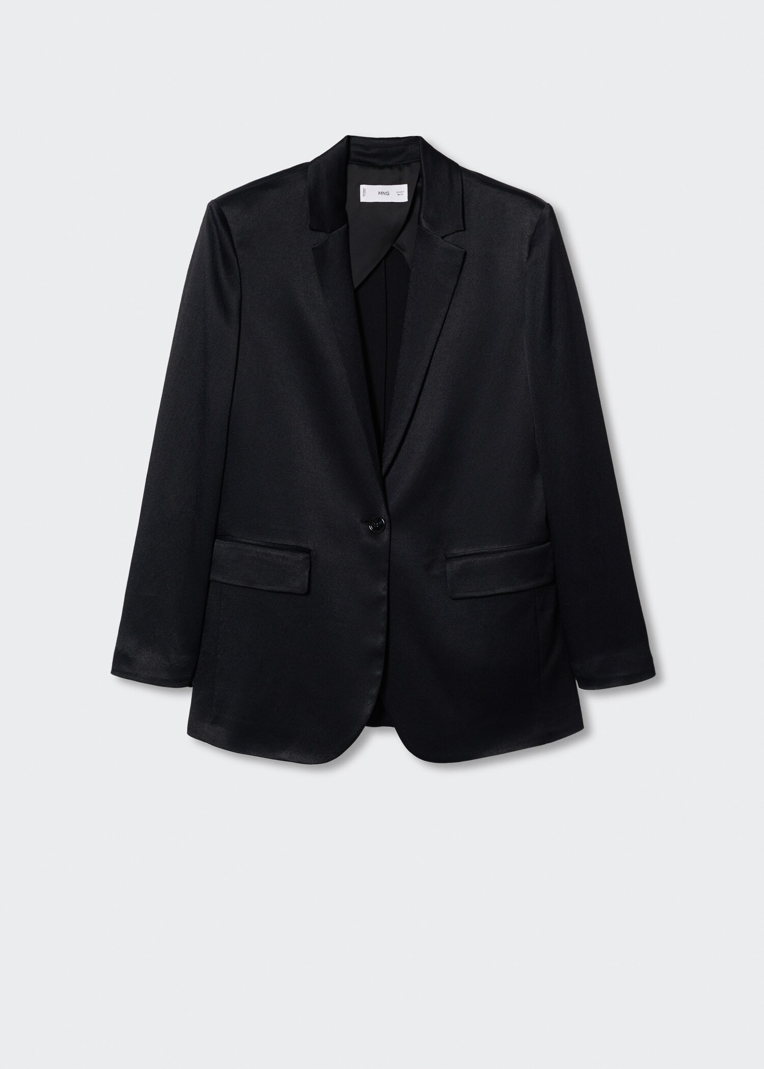 Satin-finish suit jacket - Article without model