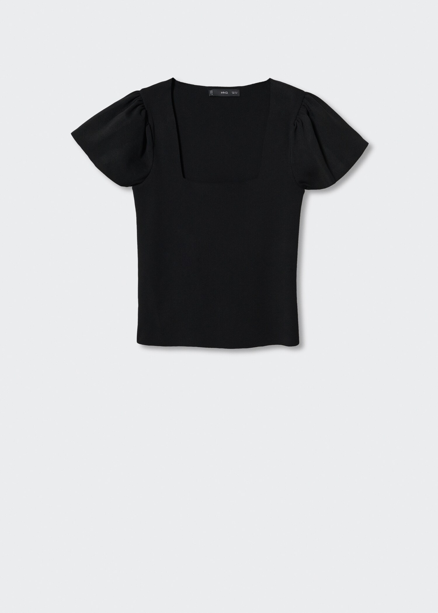 Ruffle knit top - Article without model