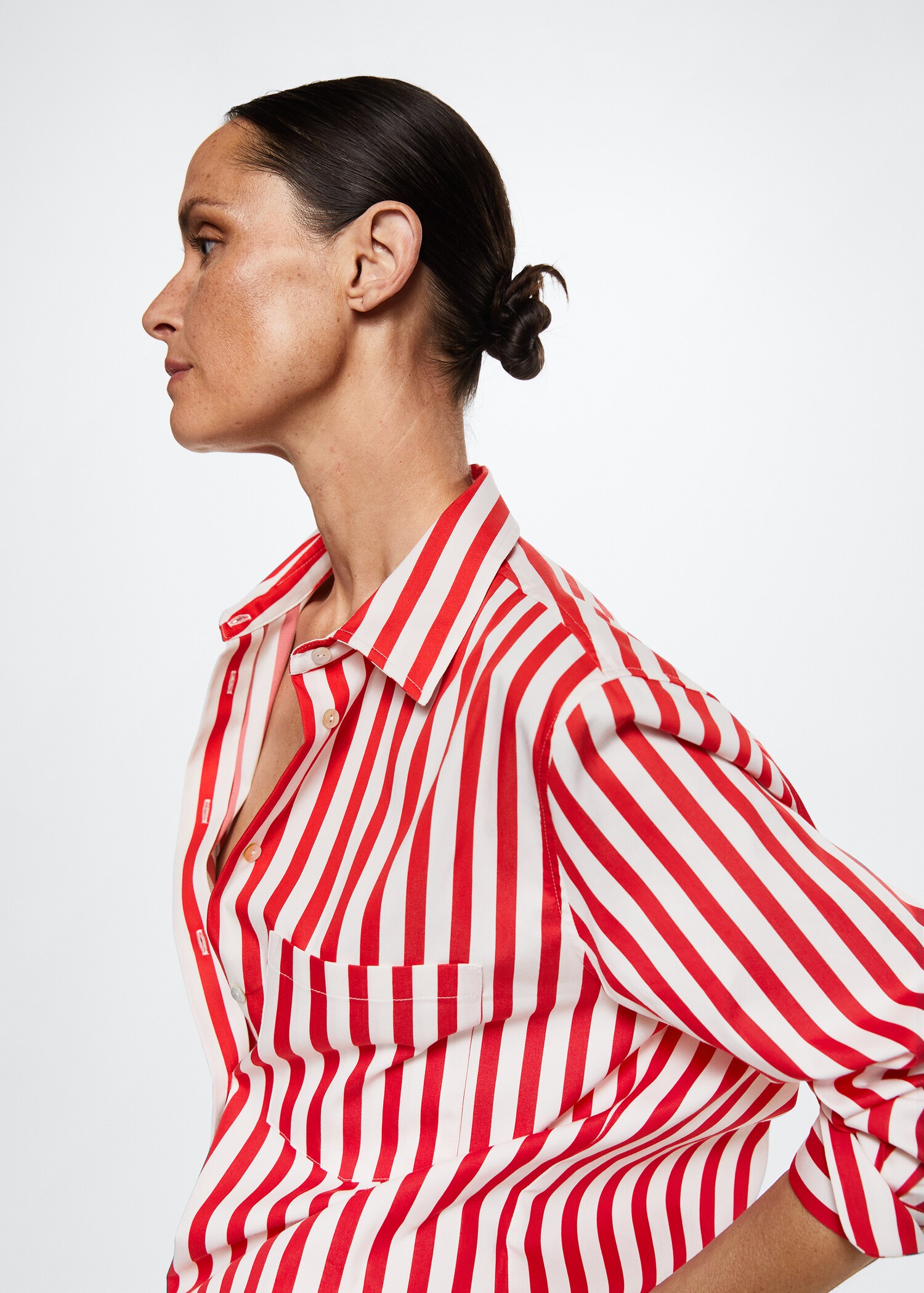 Camisa vestir algodón rayas - Detalle del artículo 1
