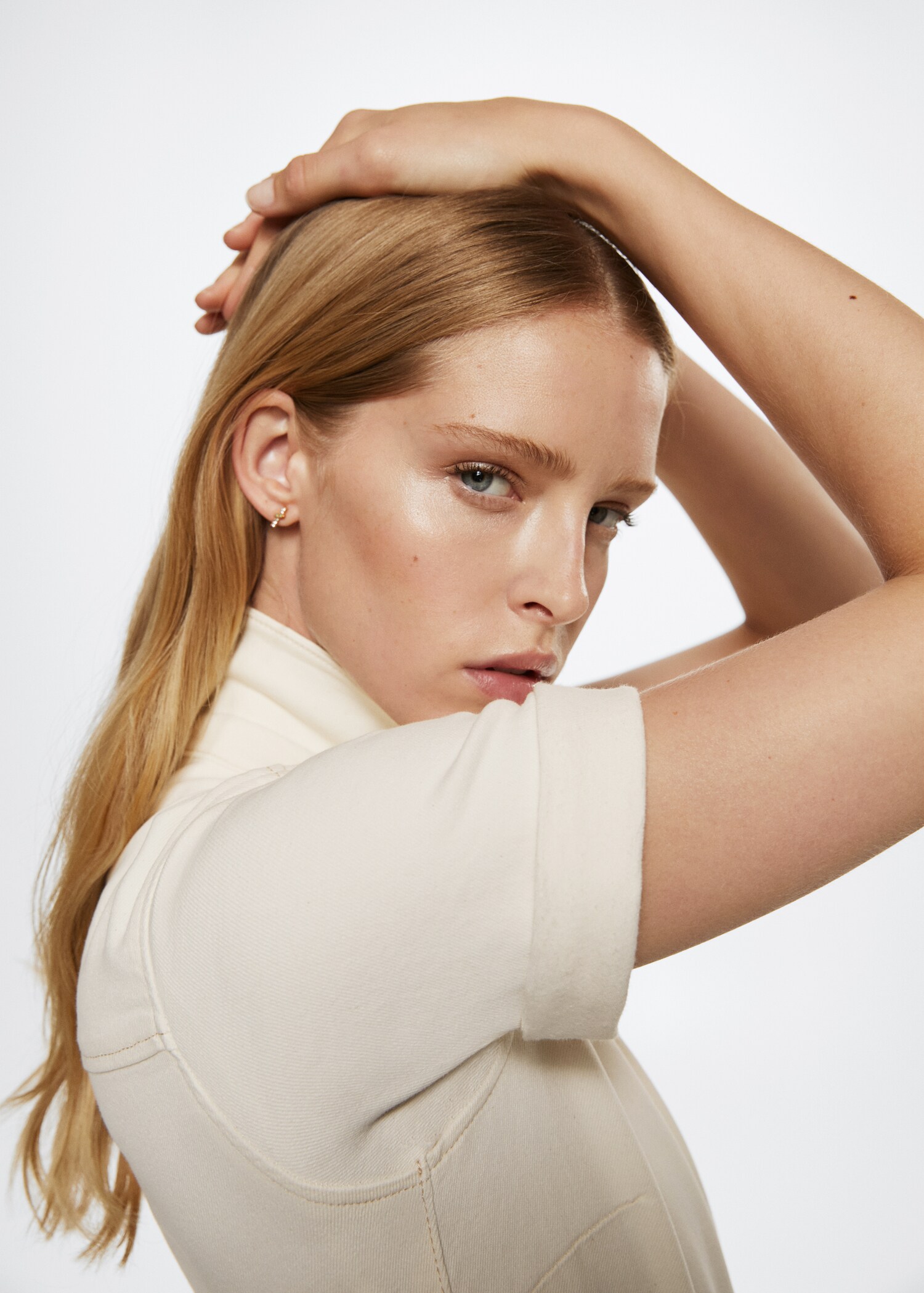 Denim zipper jumpsuit - Details of the article 2