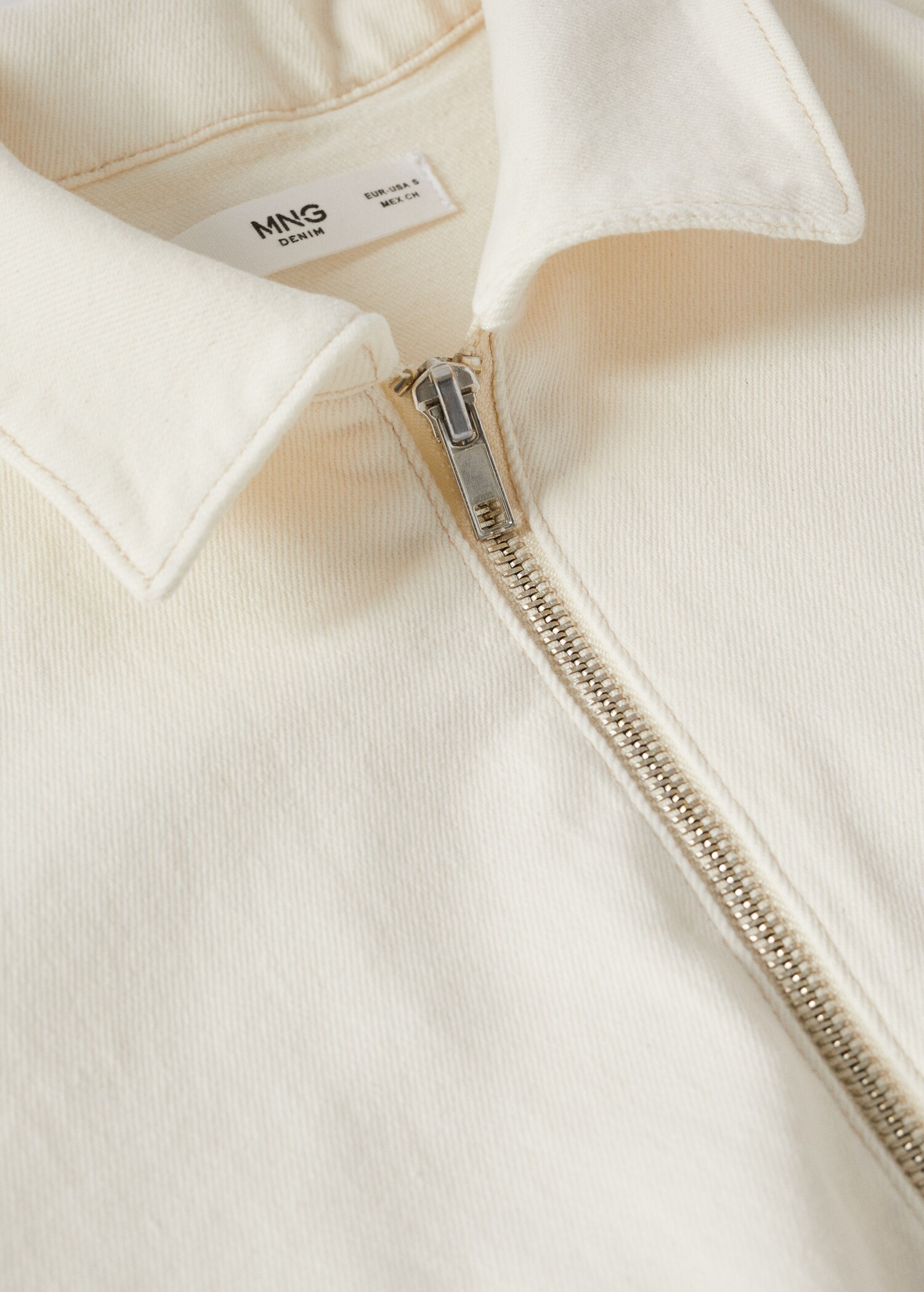Denim zipper jumpsuit - Details of the article 8