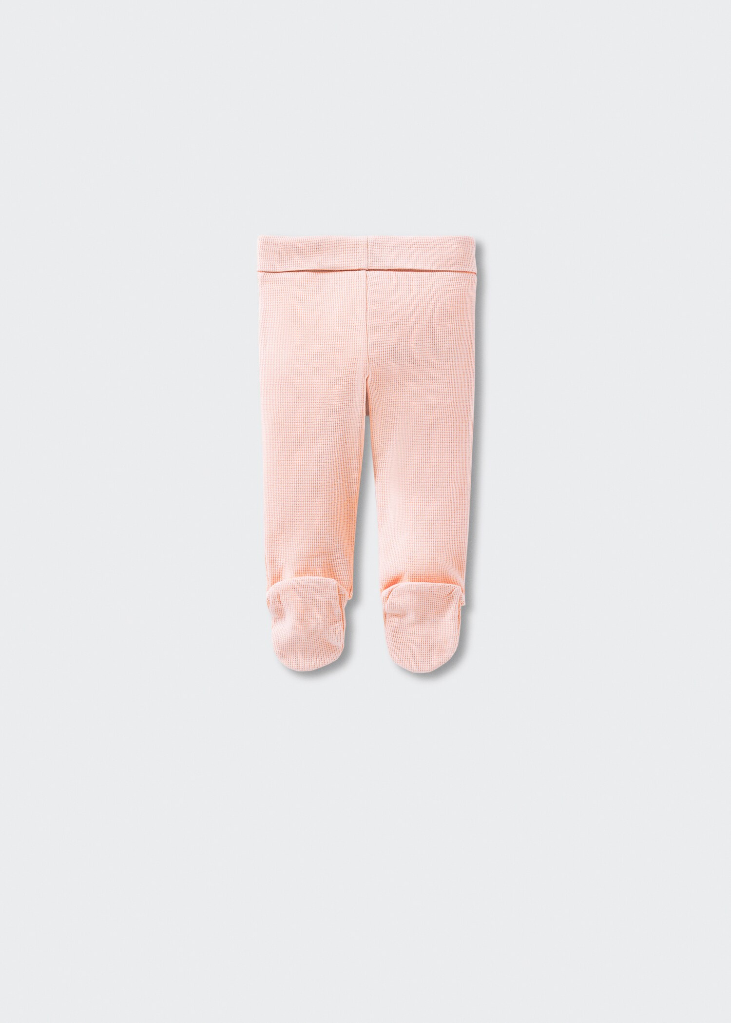 Cotton footed trousers - Reverse of the article