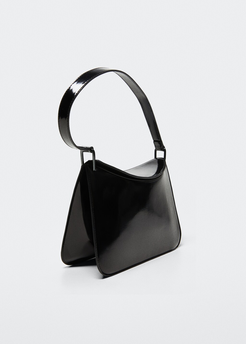 Mango baguette bag black hotsell