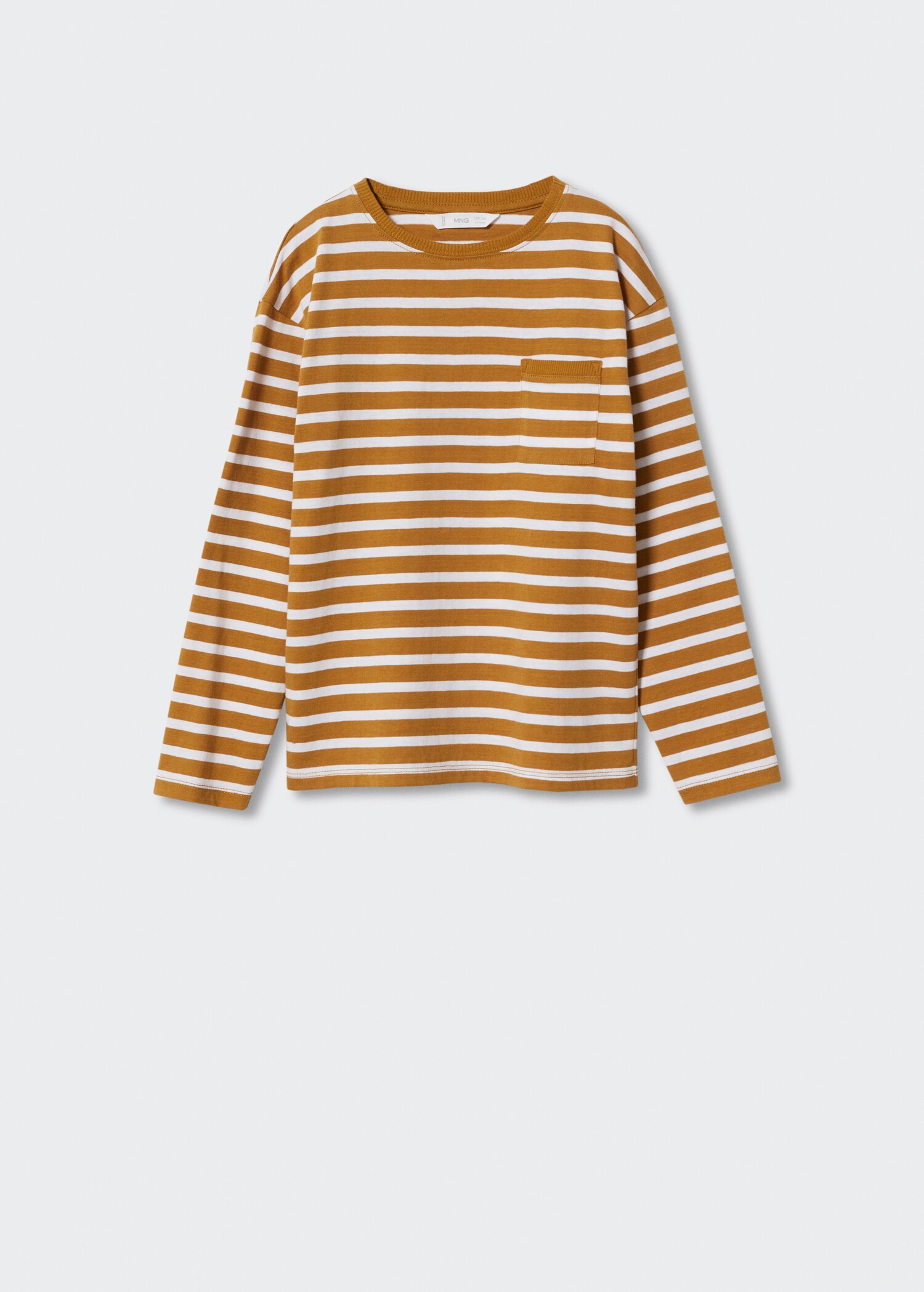 Gestreiftes Baumwoll-Shirt - Artikel ohne Model