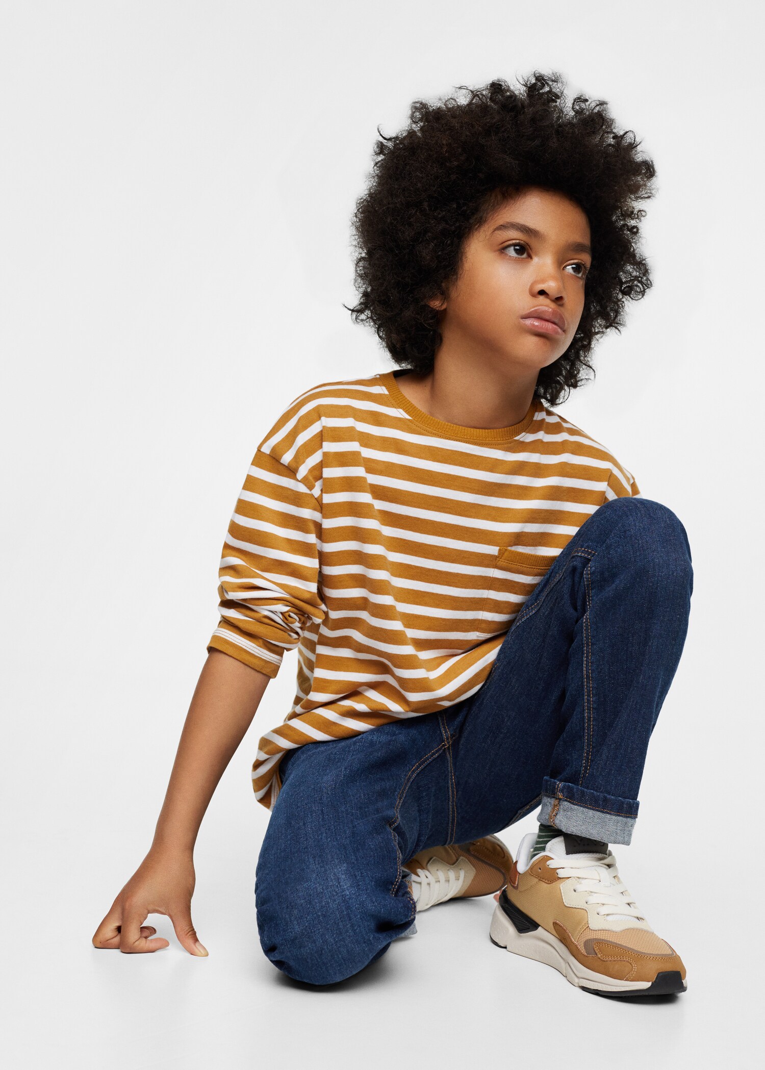 Gestreiftes Baumwoll-Shirt - Detail des Artikels 3