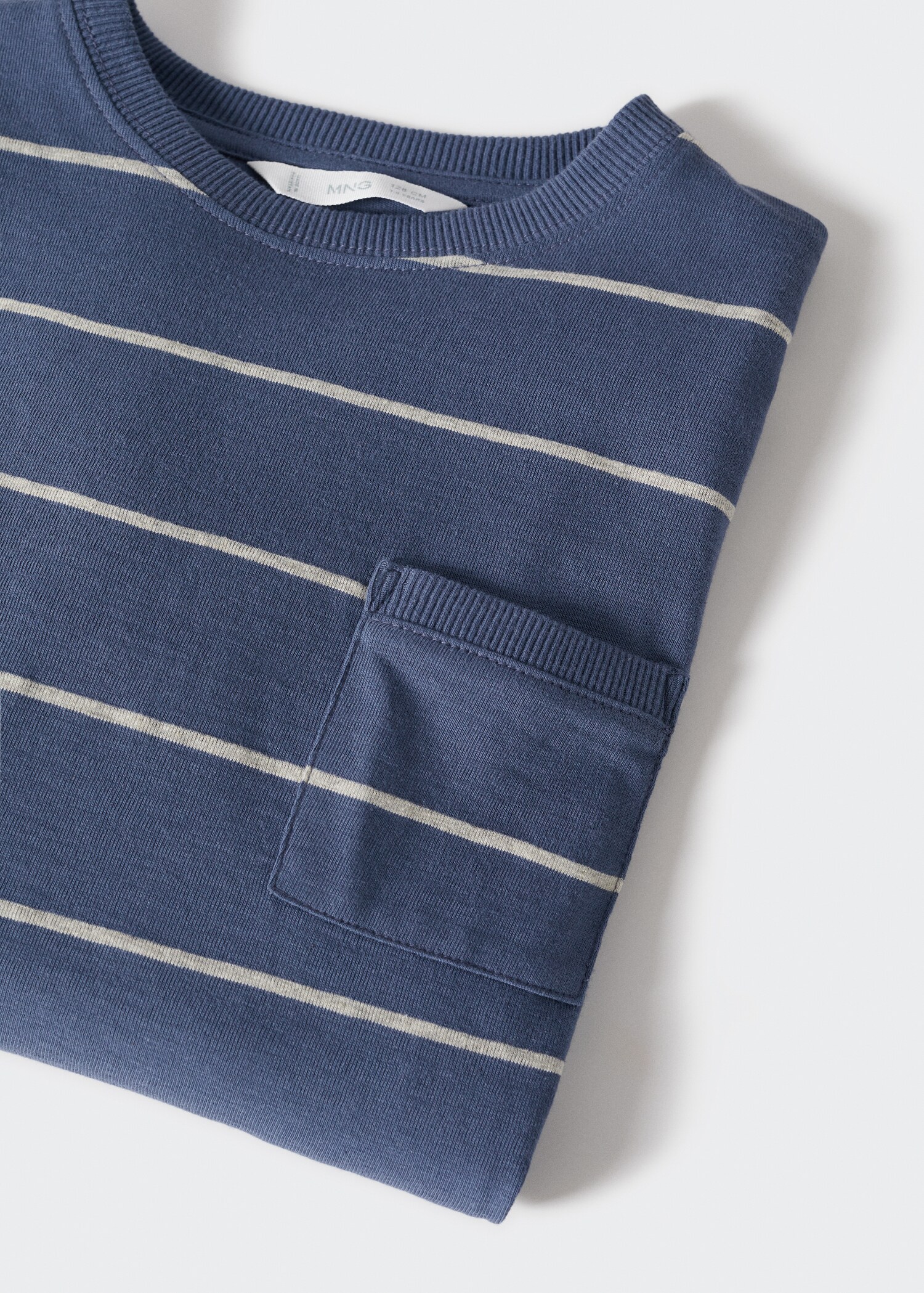 Gestreiftes Baumwoll-Shirt - Detail des Artikels 8