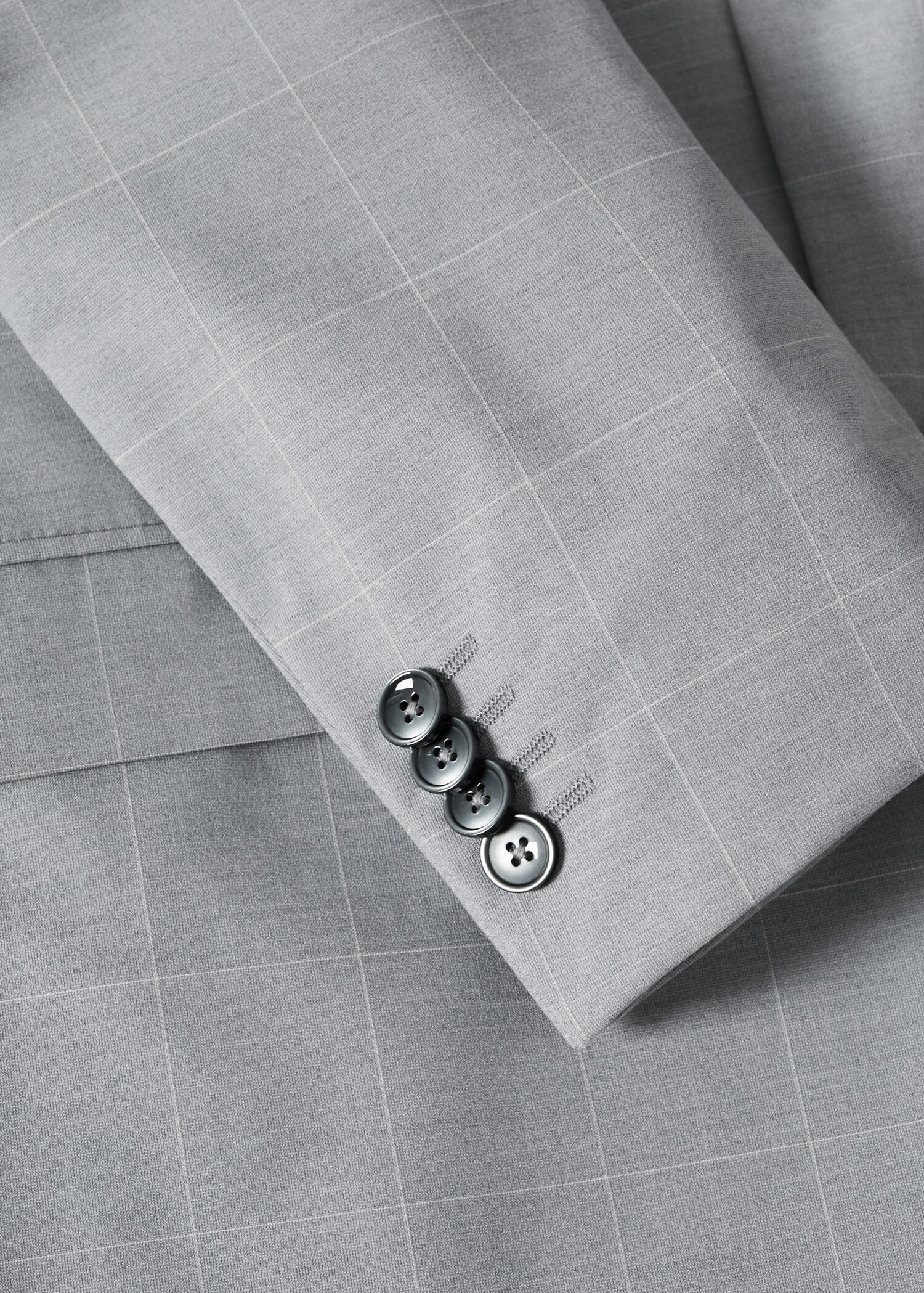 Veste costume super slim fit carreaux - Détail de l'article 7
