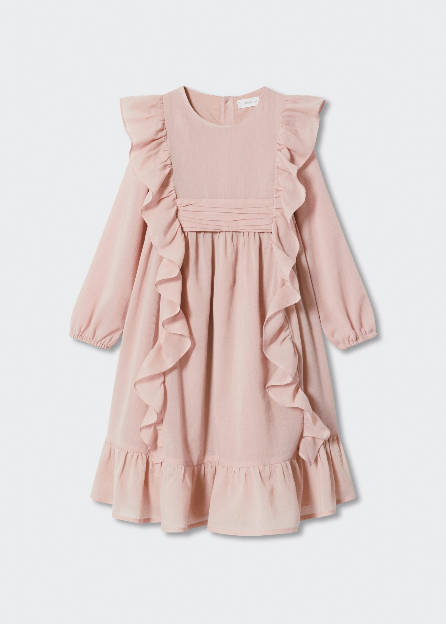 Frill cotton dress - Article without model