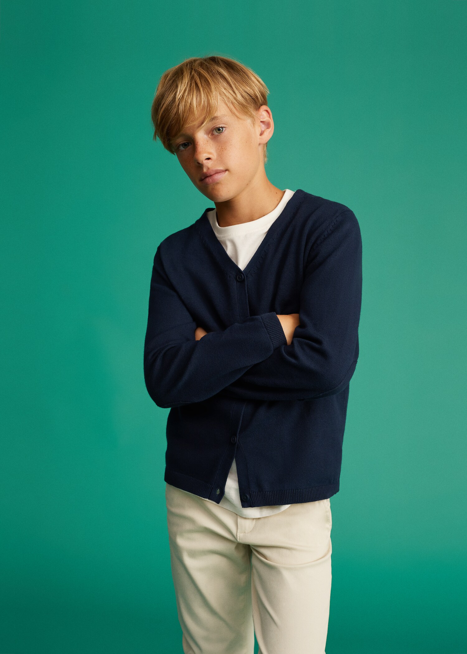 Cotton-blend cardigan - Details of the article 2