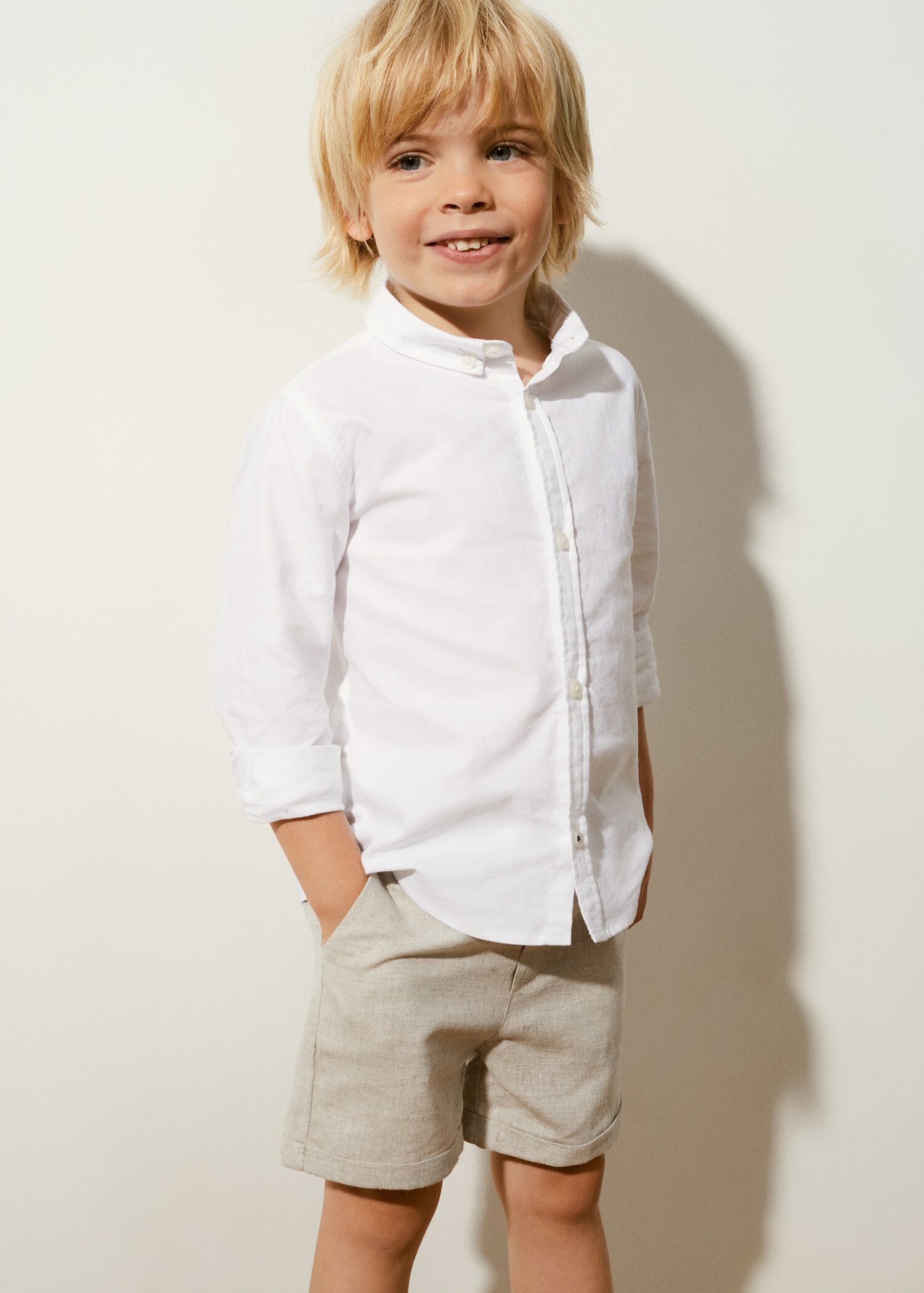Oxford cotton shirt - Medium plane