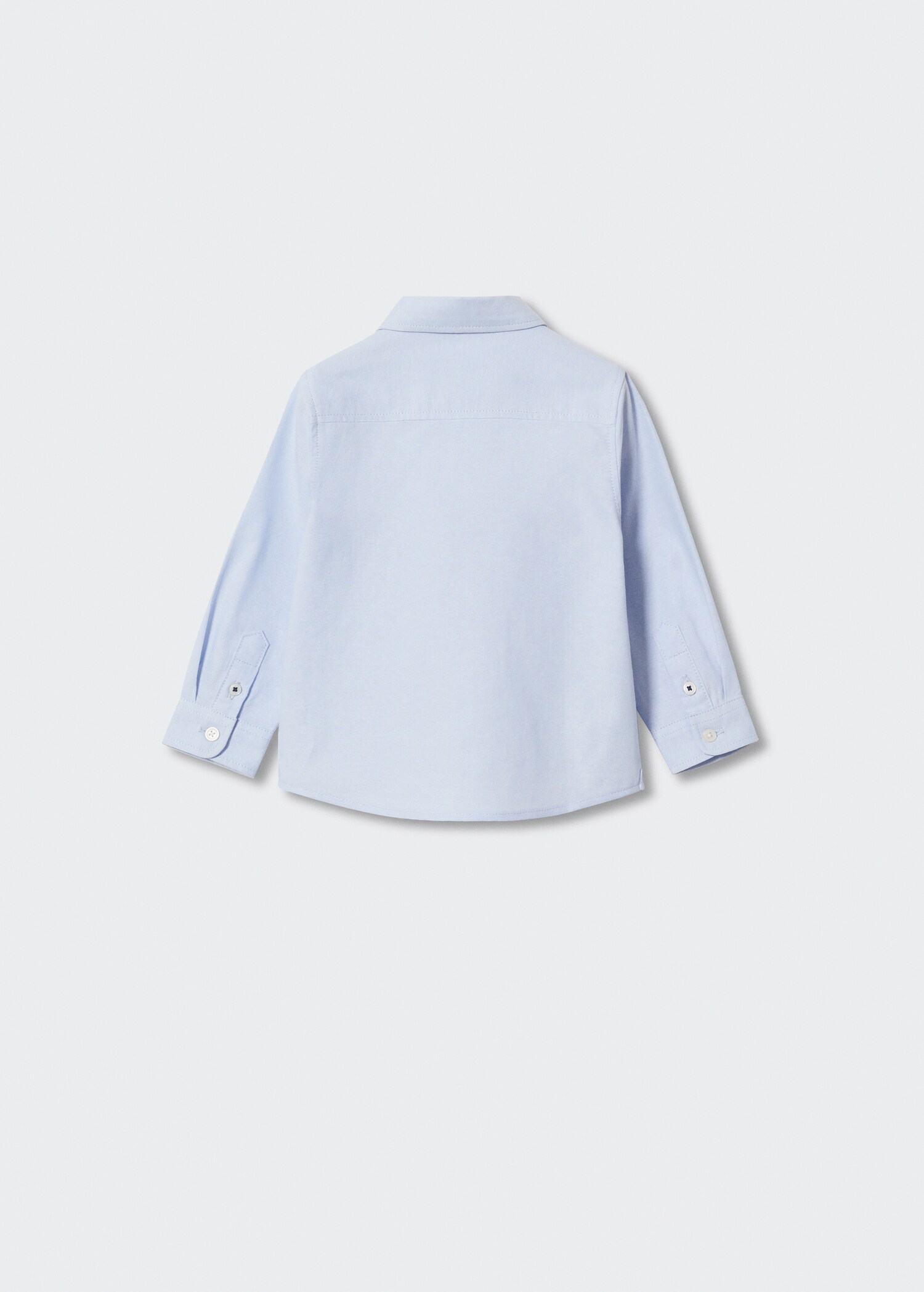 Oxford cotton shirt - Reverse of the article