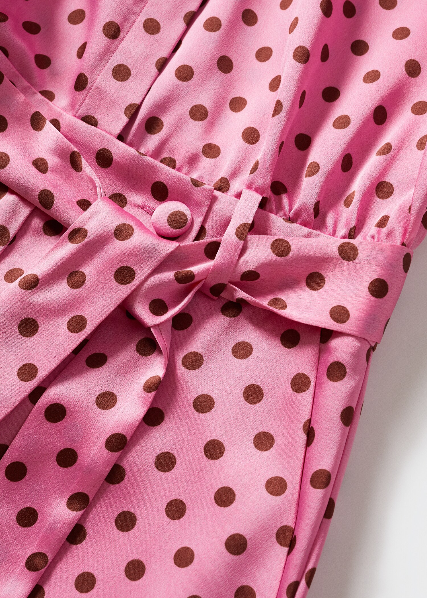 Polka-dot belt jumpsuit - Details of the article 8