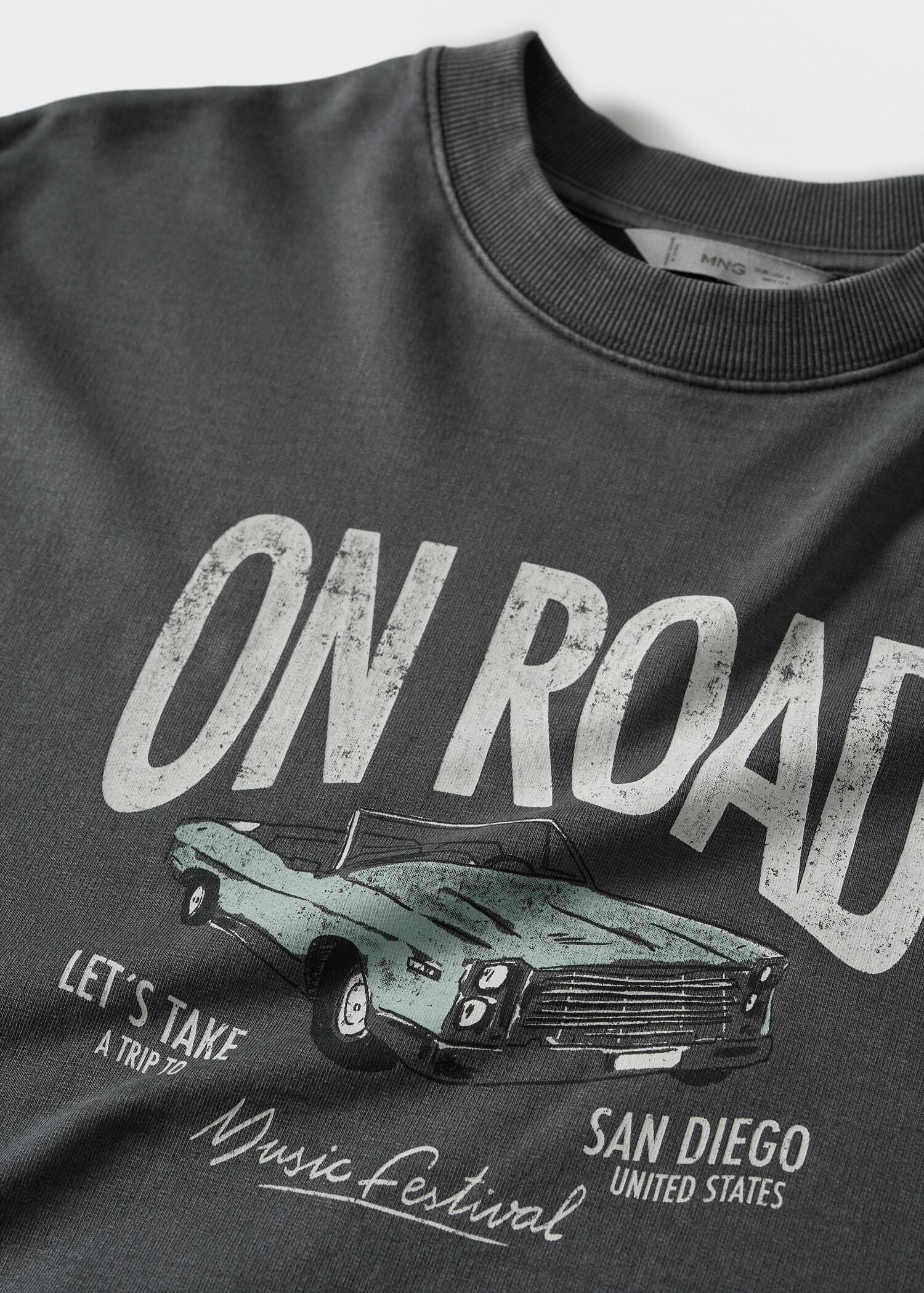 Printed cotton sweatshirt - Details of the article 8