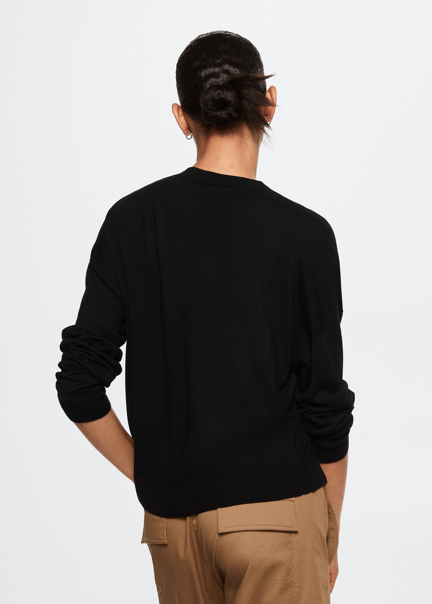 Feiner Strickcardigan - Rückseite des Artikels