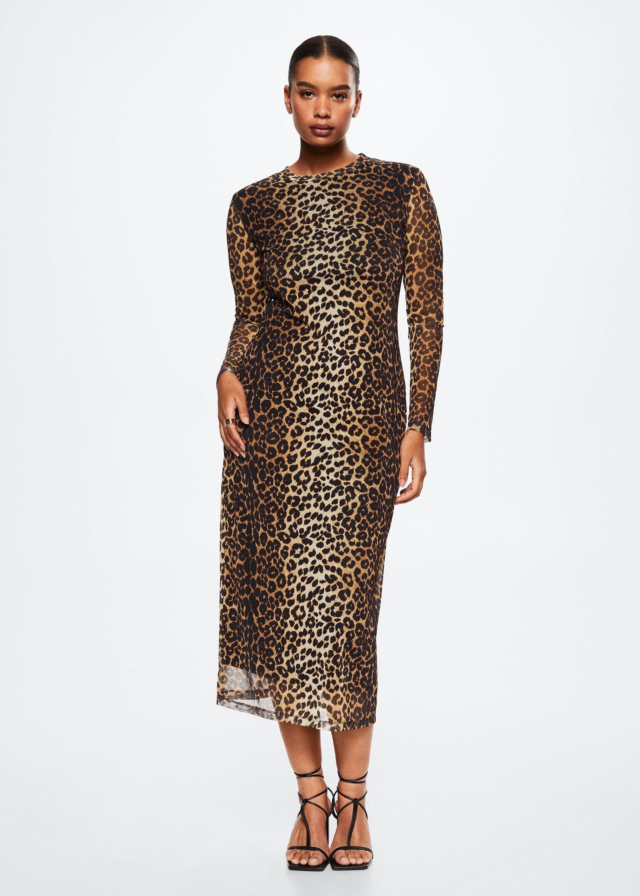 Animal print dress - Details of the article 3