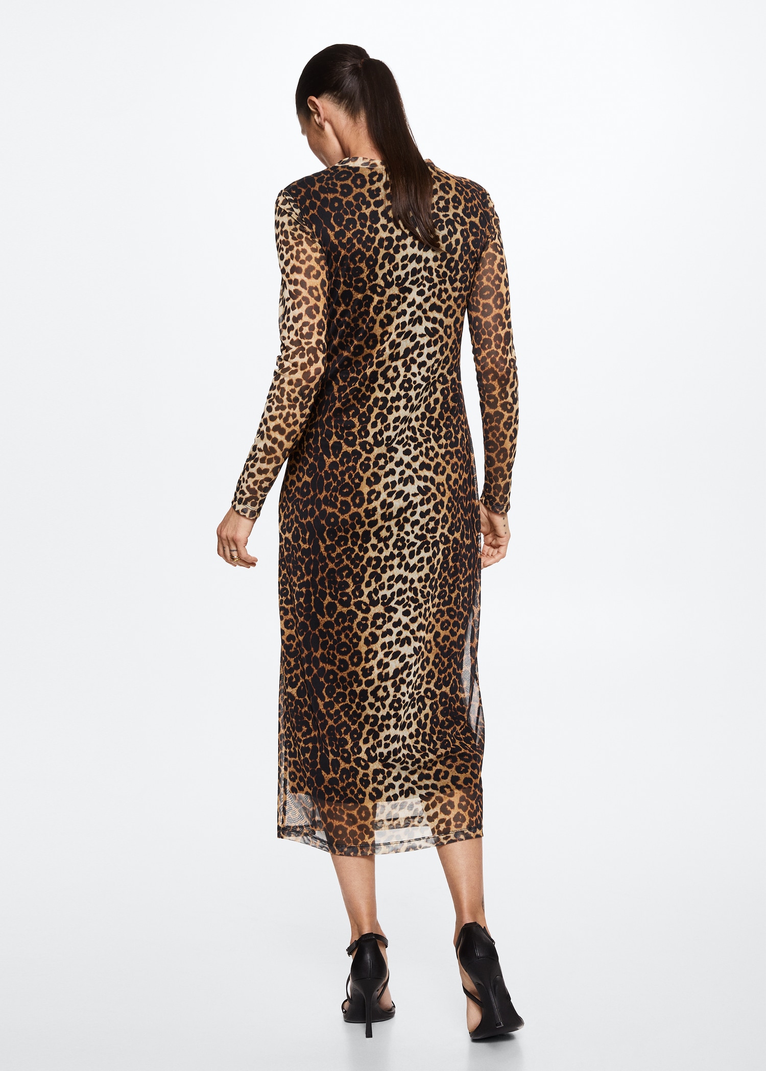 Animal print dress - Reverse of the article