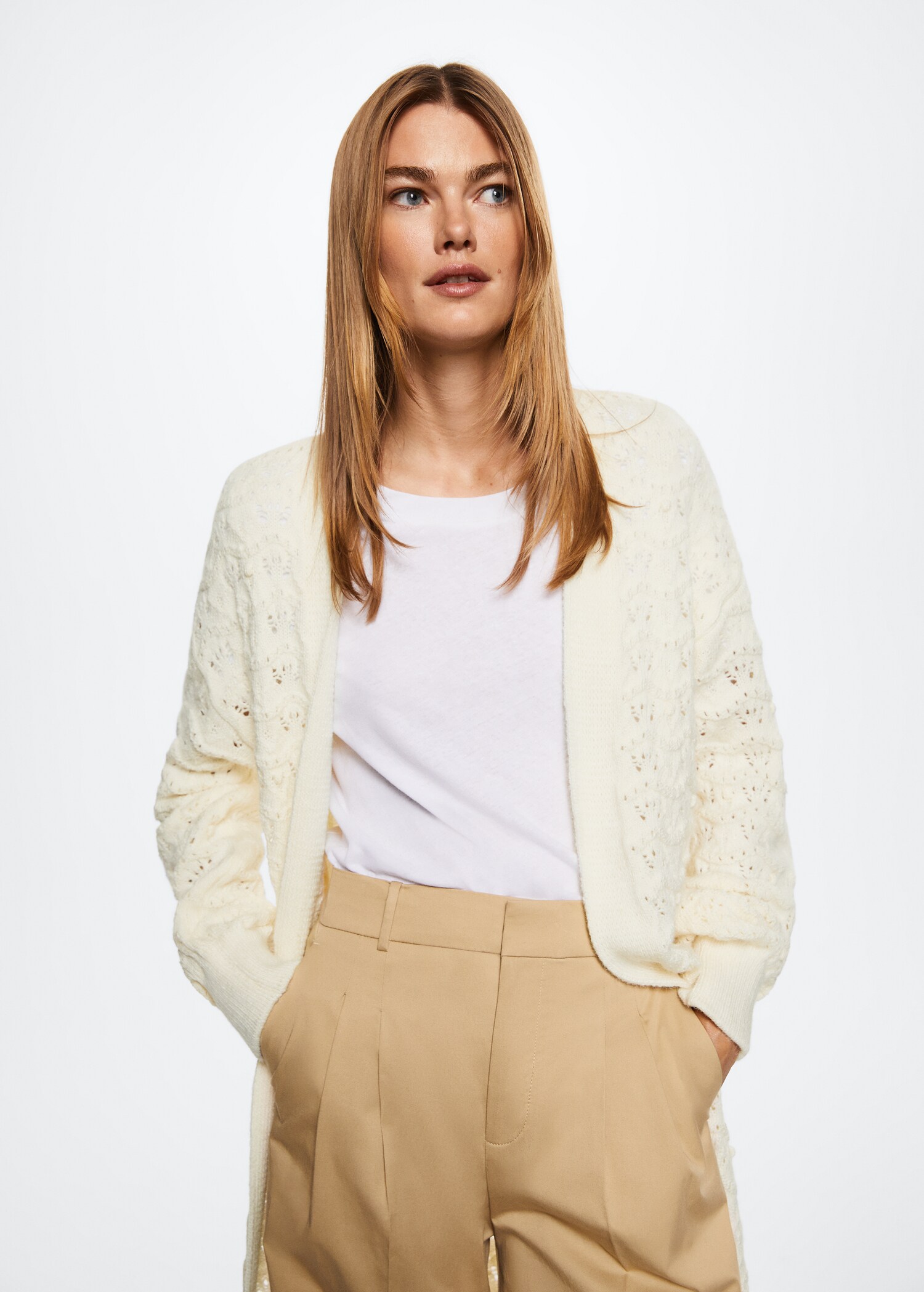 Cardigan long ajouré - Détail de l'article 6