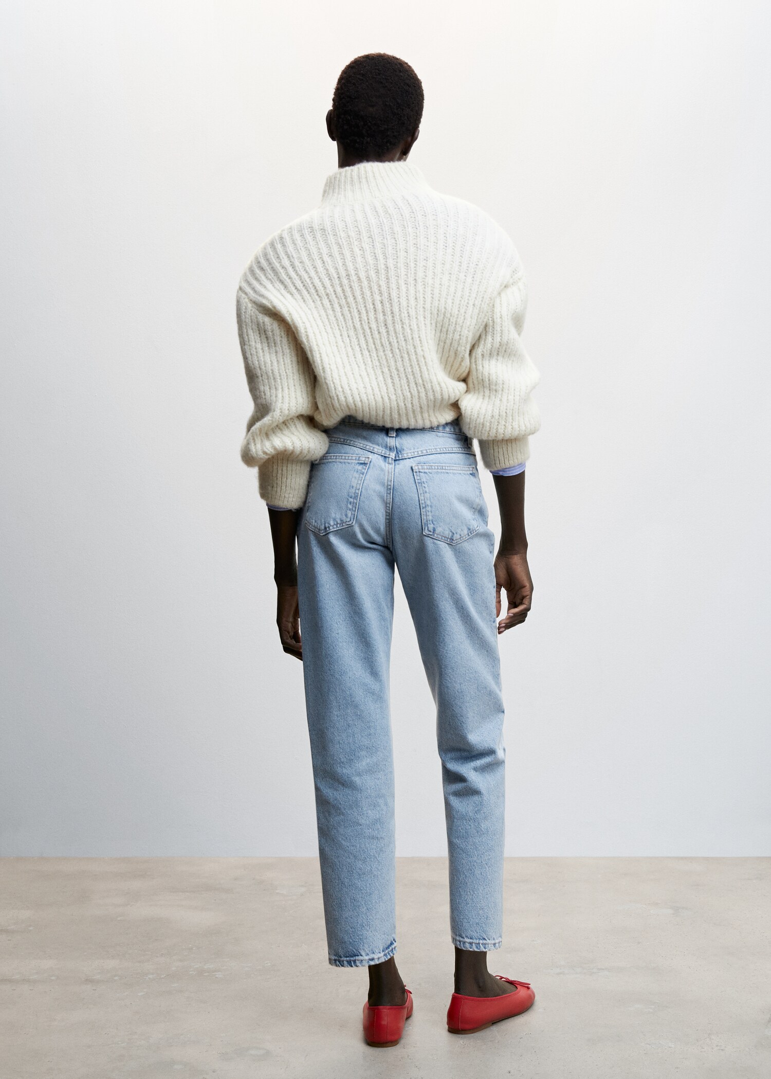 Mom high-waist jeans - Reverse of the article