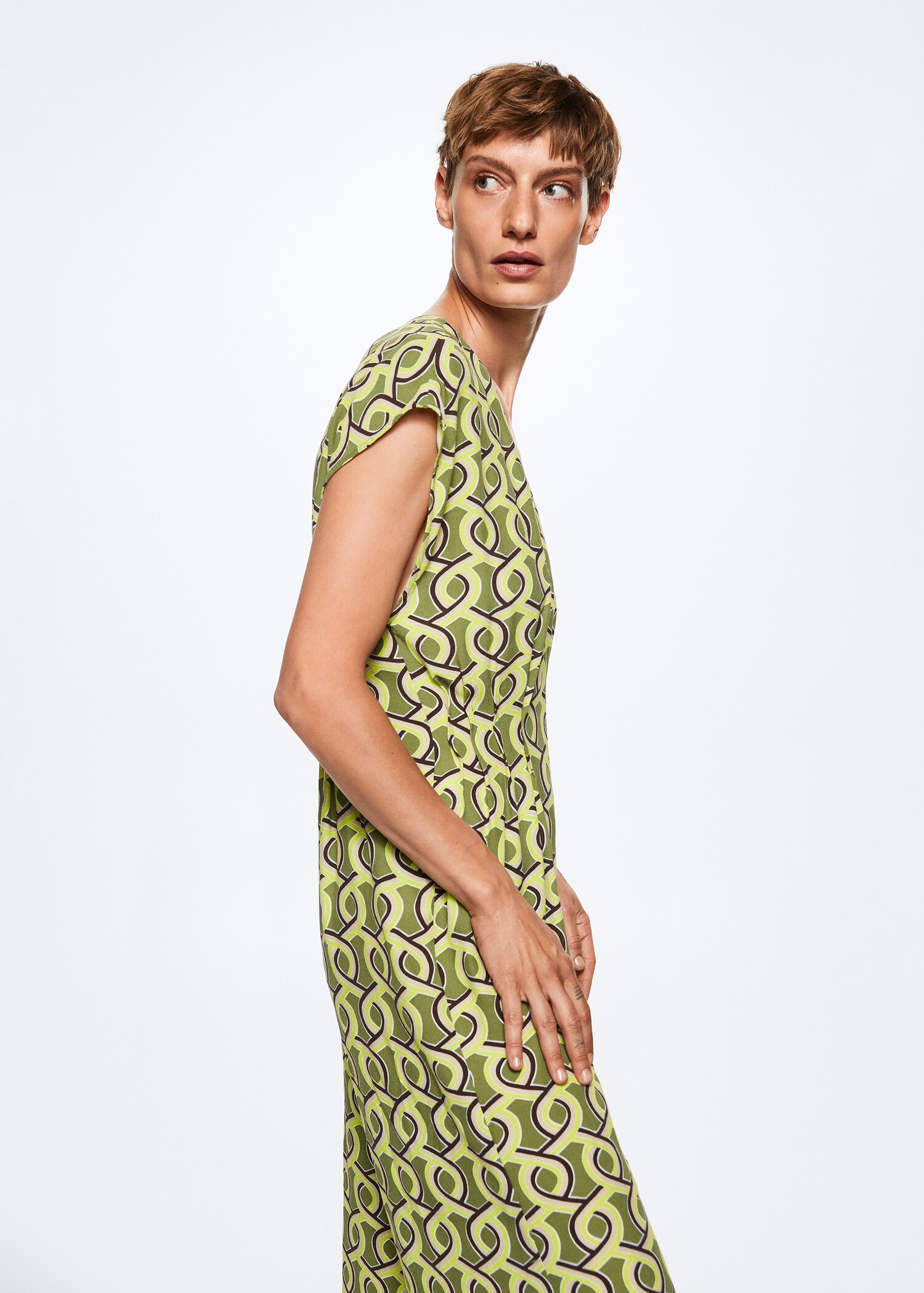 Overall mit plissierten Details - Mittlere Ansicht