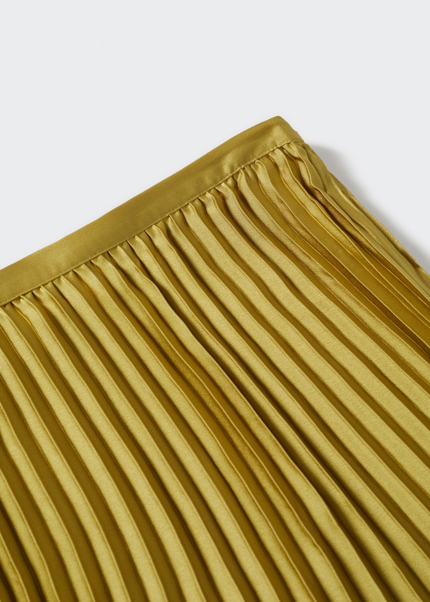 Satin pleated skirt - Details of the article 8