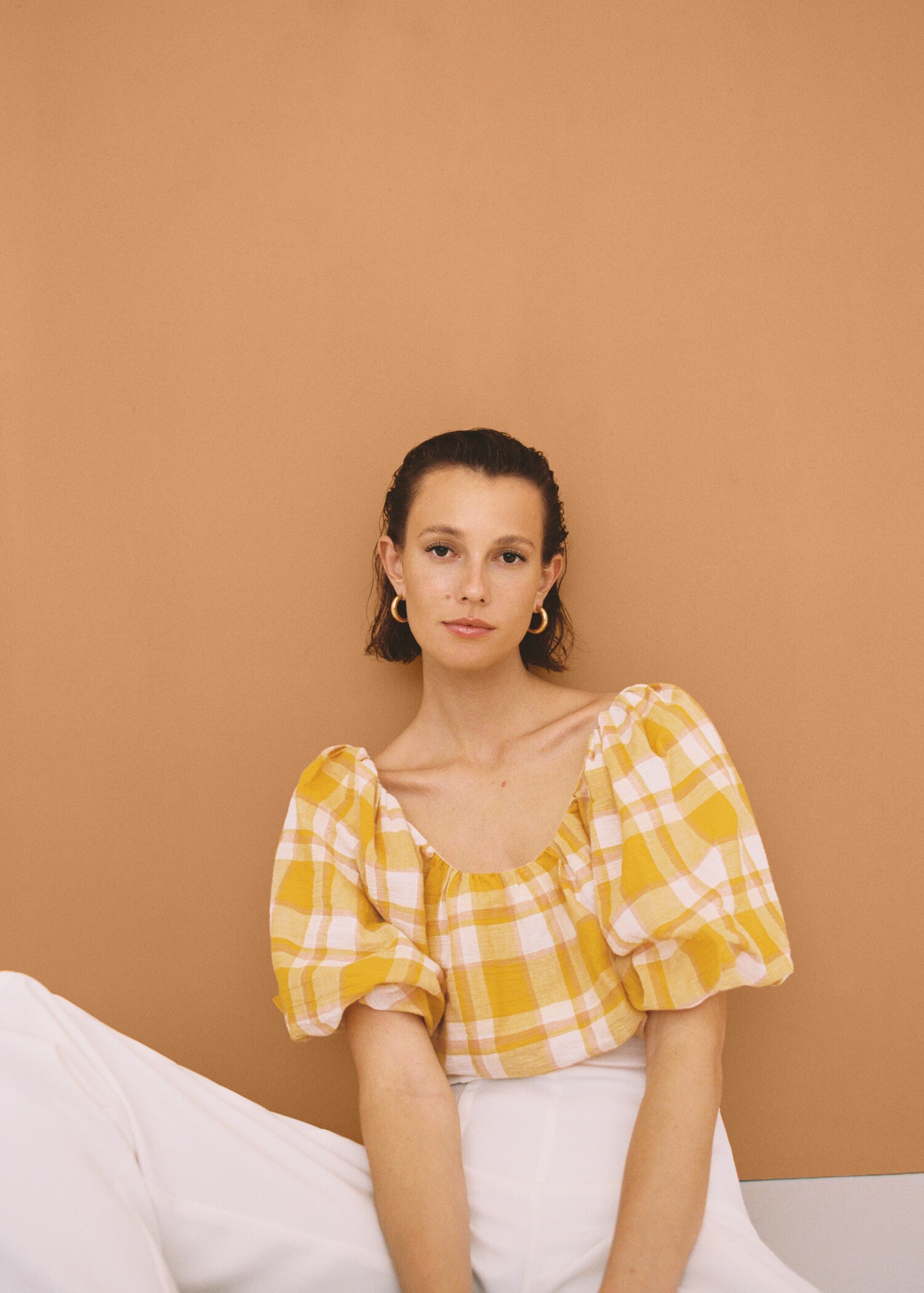 Blouse à carreaux coton - Détail de l'article 6