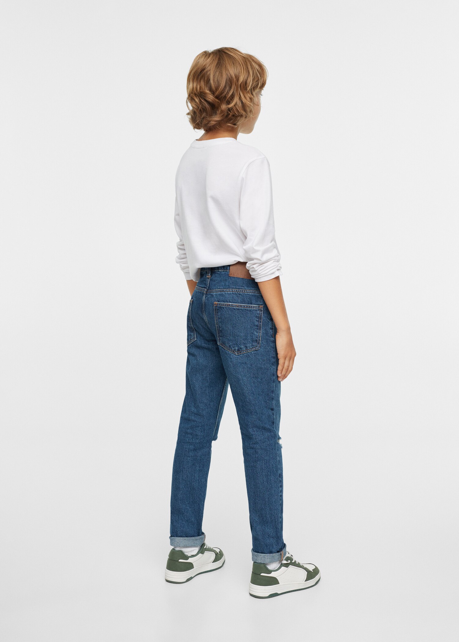 Dad decorative ripped jeans - Details of the article 3