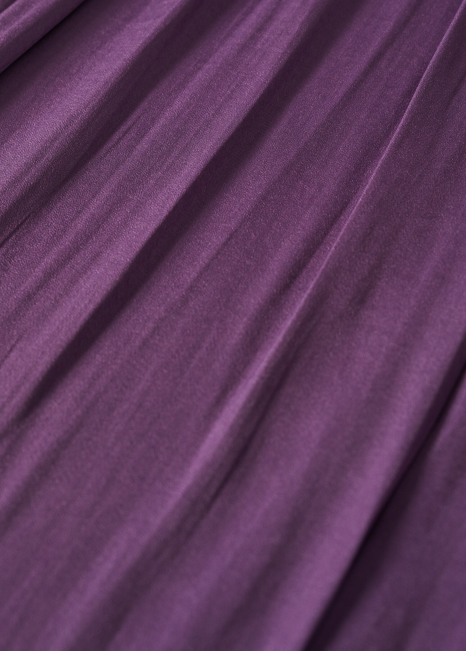 Satin-finish elastic waist trousers - Details of the article 8