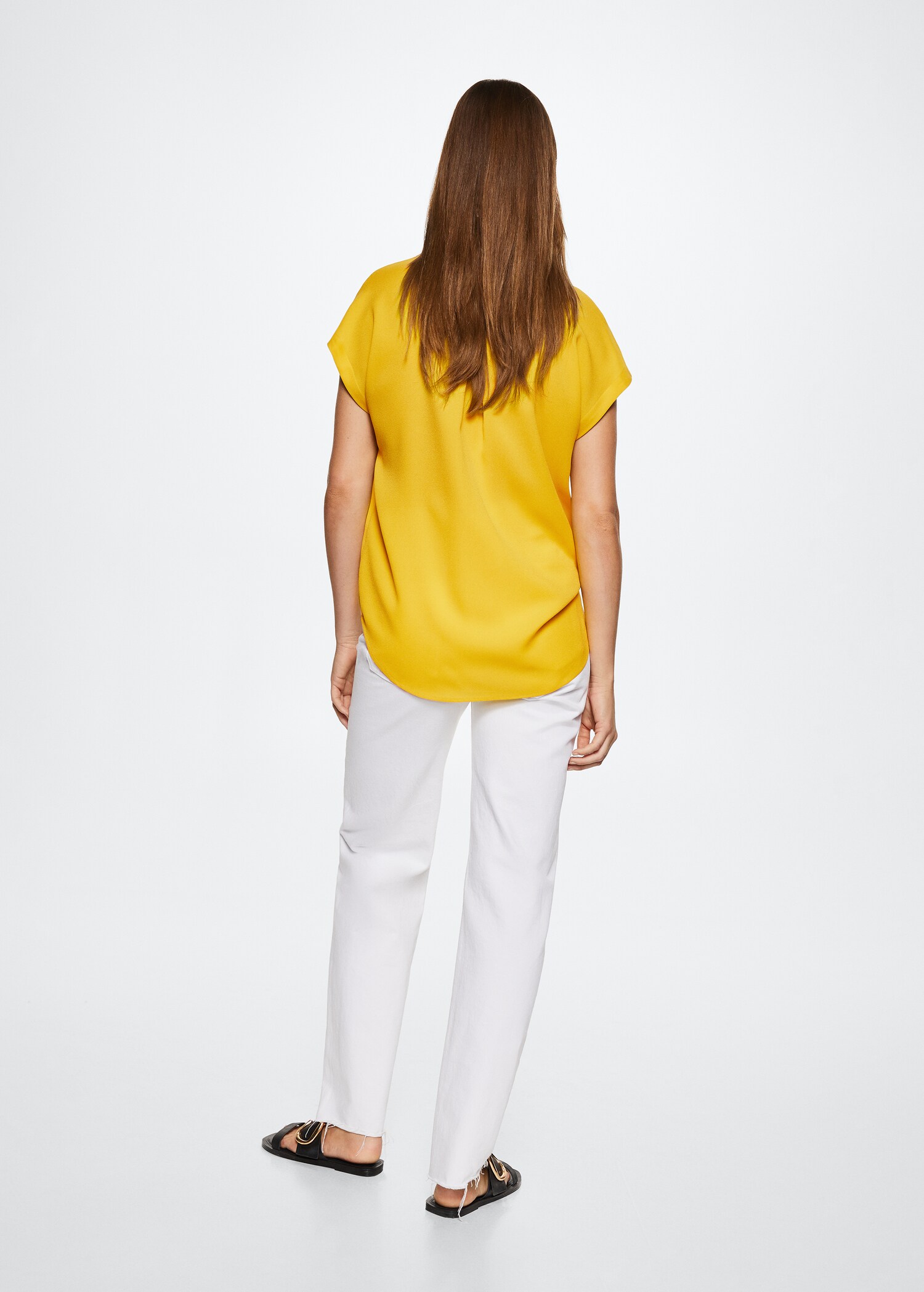 Flowy pocket blouse - Reverse of the article