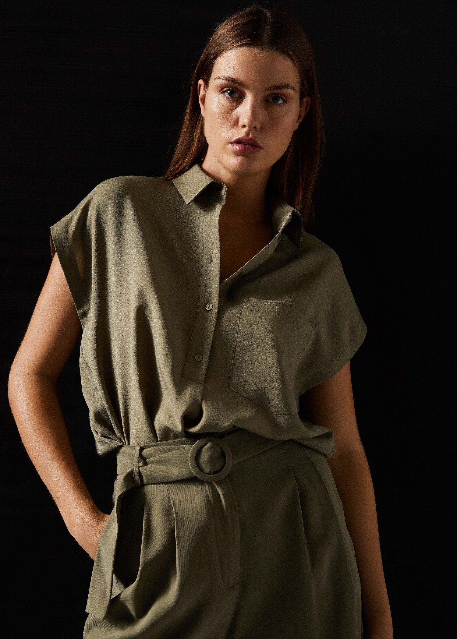 Flowy pocket blouse - Details of the article 2