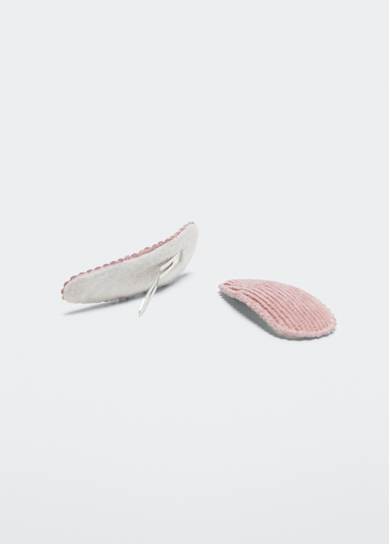 Pack 2 barrettes texturées - Plan moyen