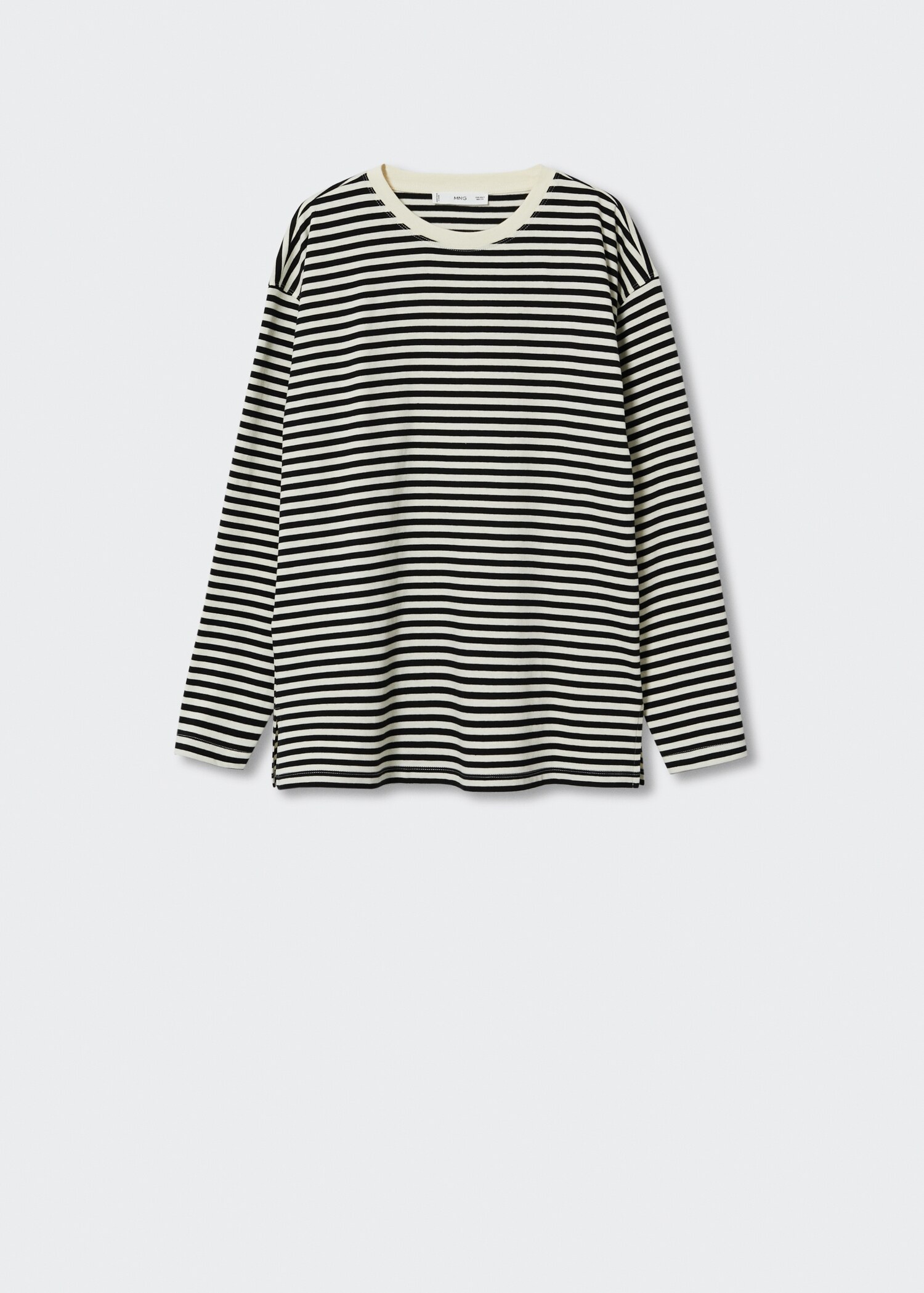 Striped cotton T-shirt - Article without model