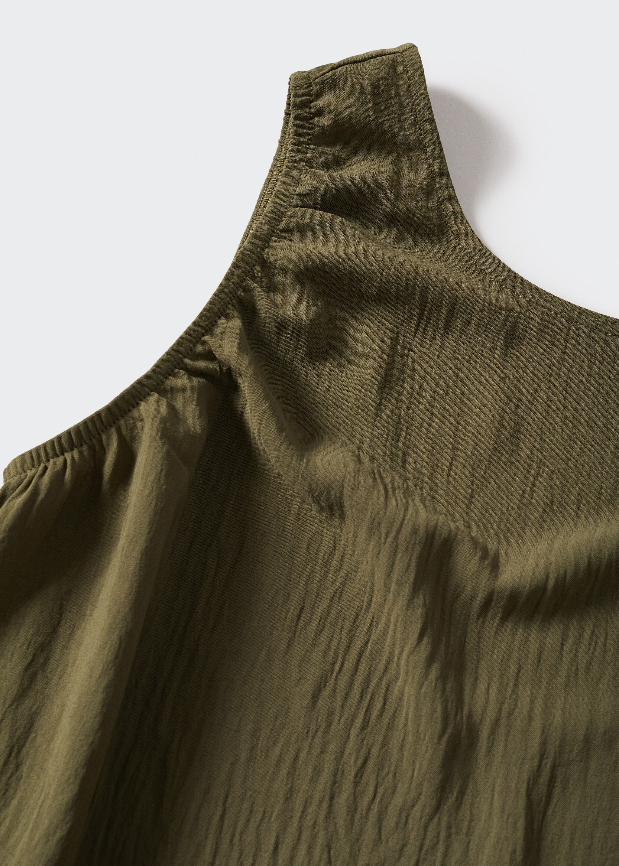 Draped crop top - Details of the article 8