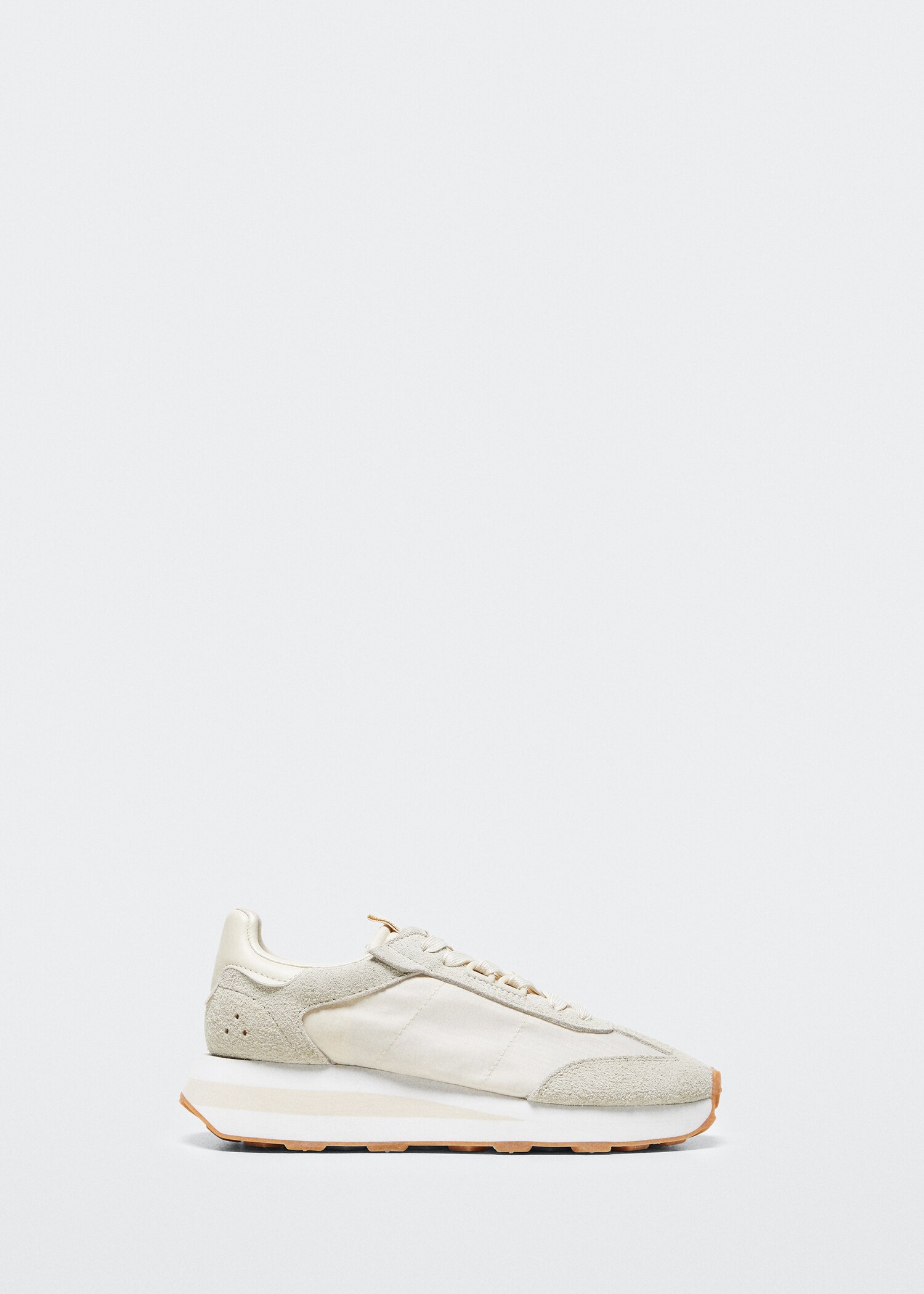 Leather appliqué sneakers - Article without model