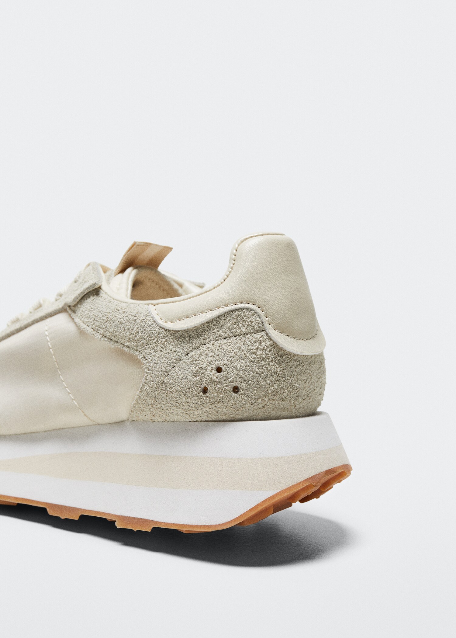 Leather appliqué sneakers - Details of the article 2