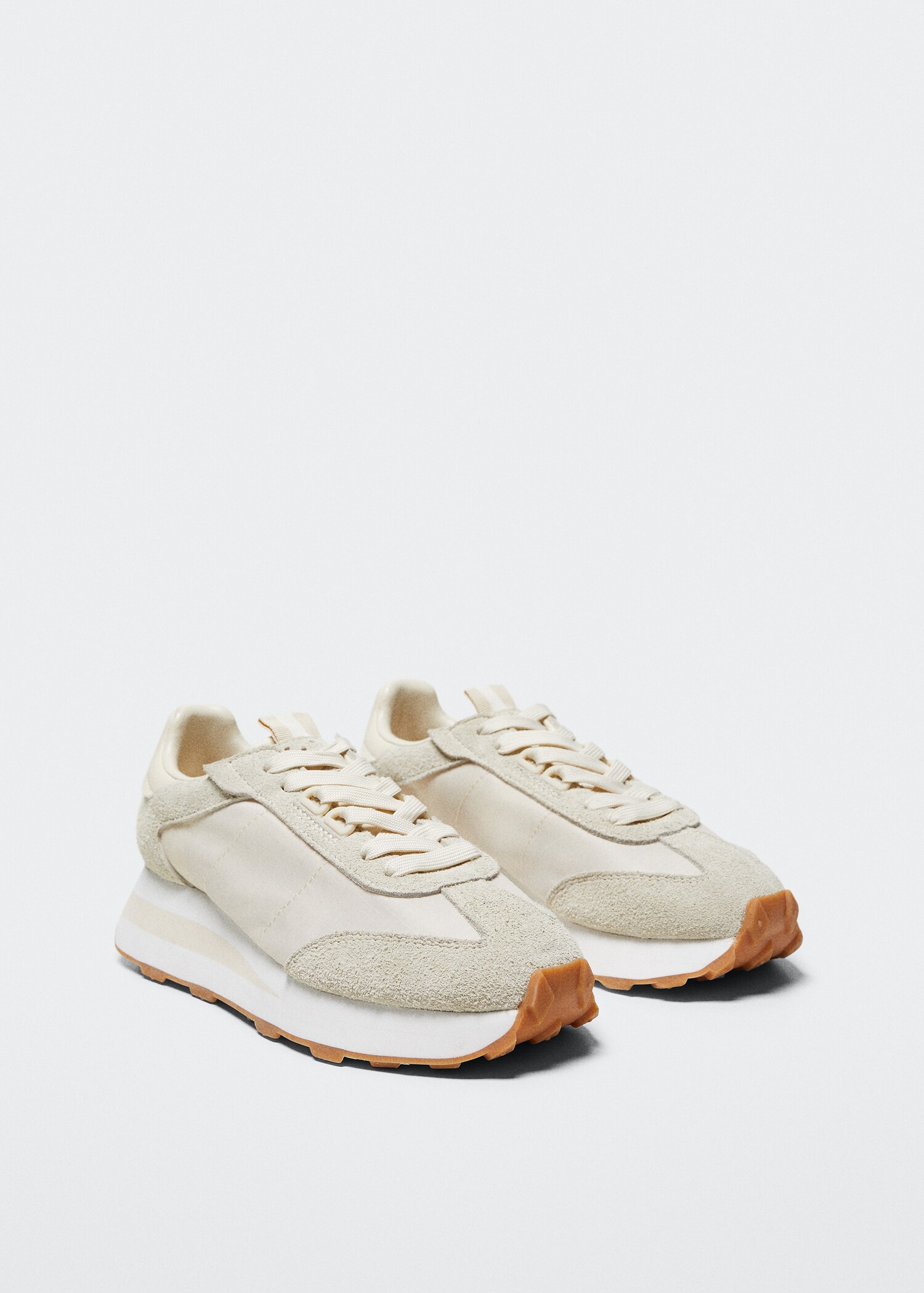 Leather appliqué sneakers - Details of the article 3