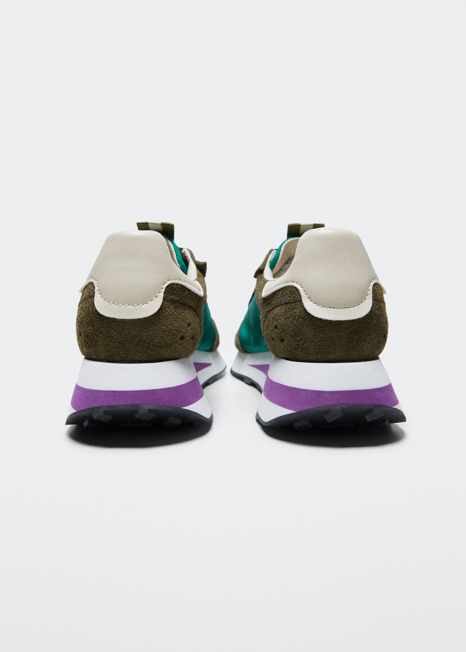 Leather appliqué sneakers - Details of the article 2