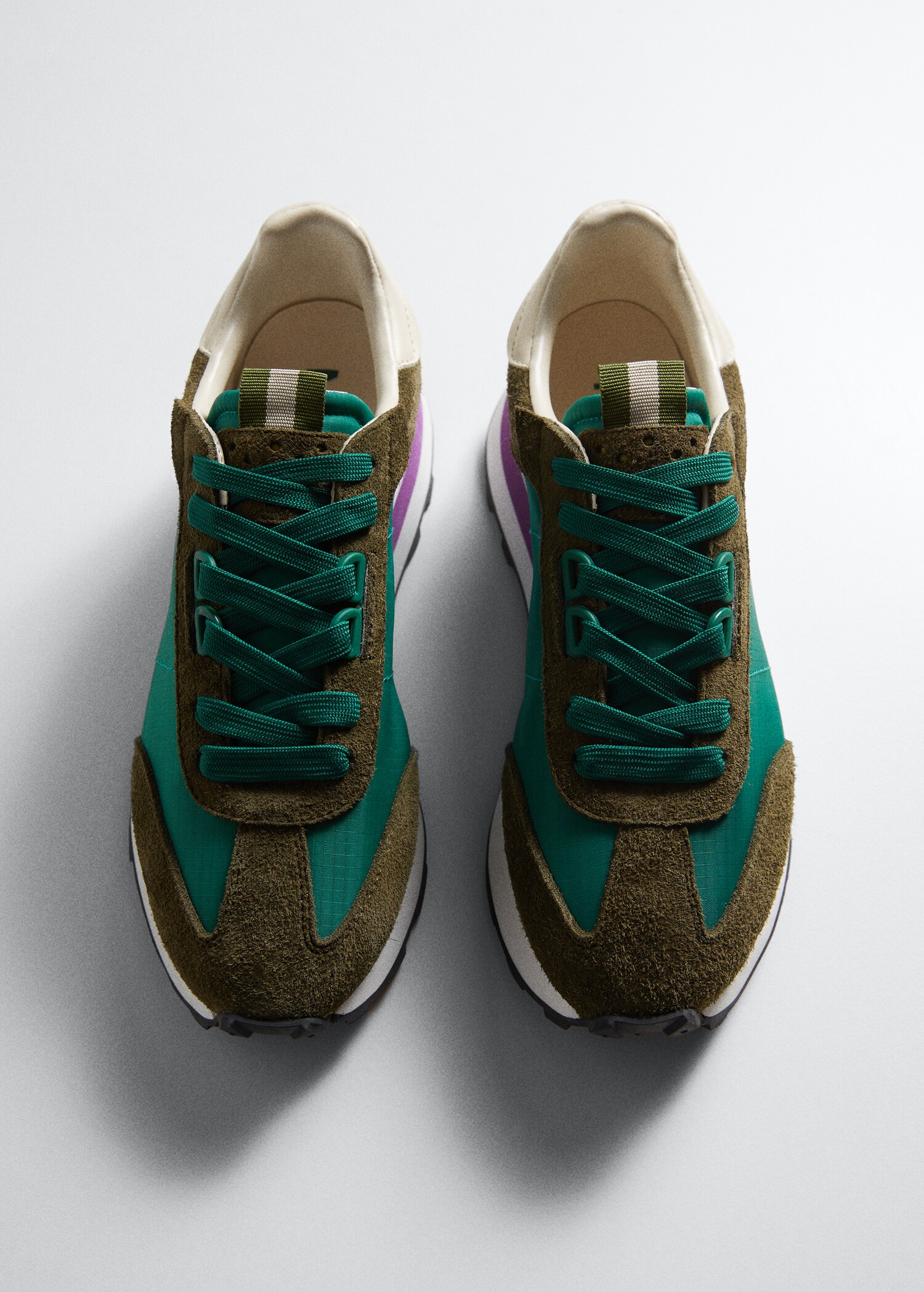 Leather appliqué sneakers - Details of the article 4