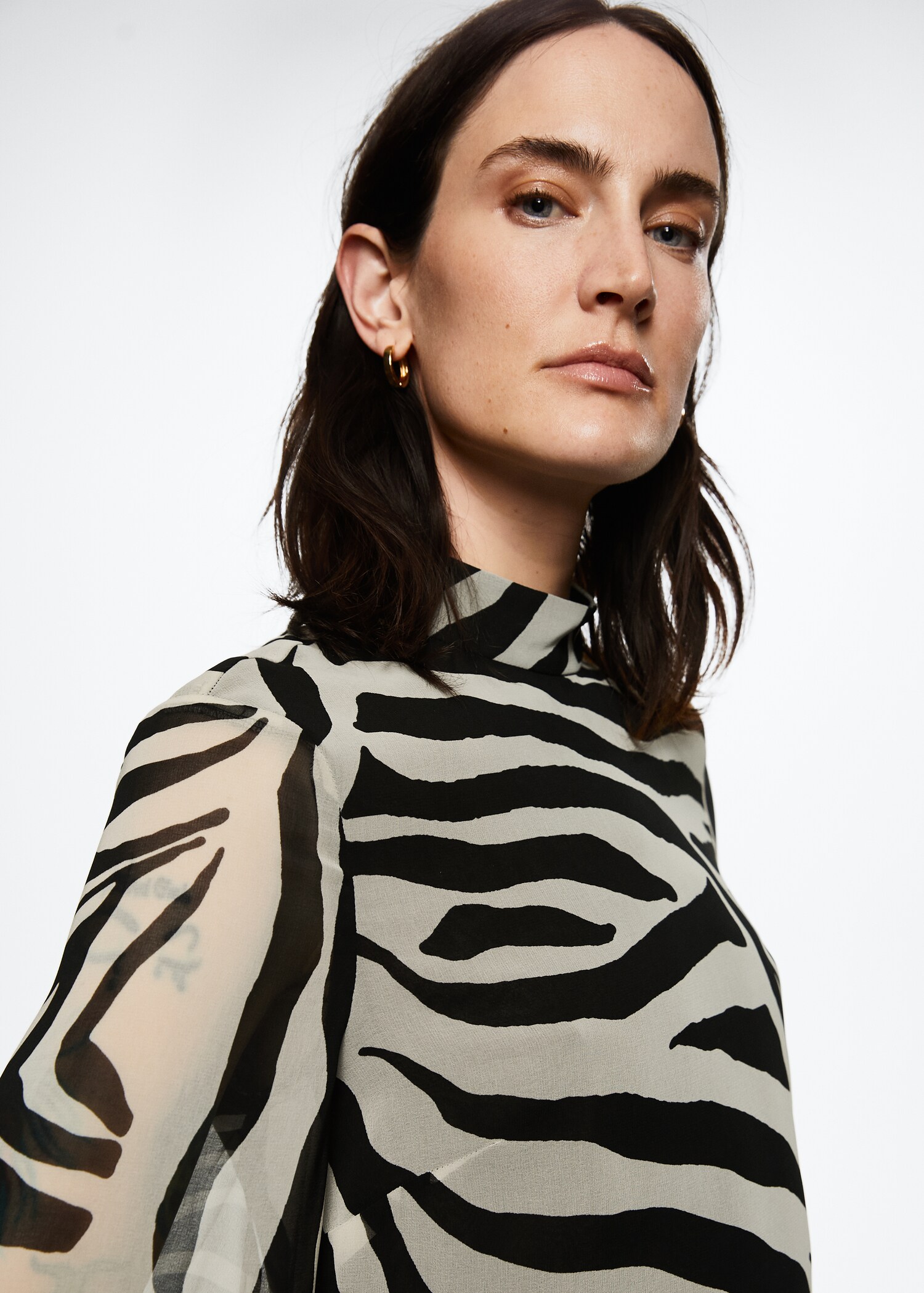 Vestido animal print - Detalle del artículo 1