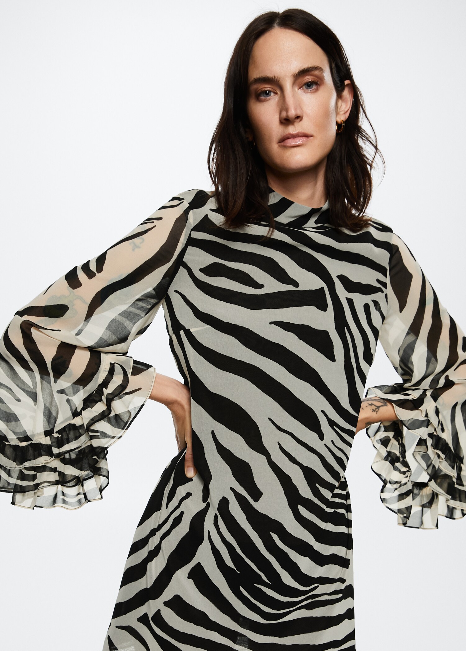 Vestido animal print - Detalle del artículo 2