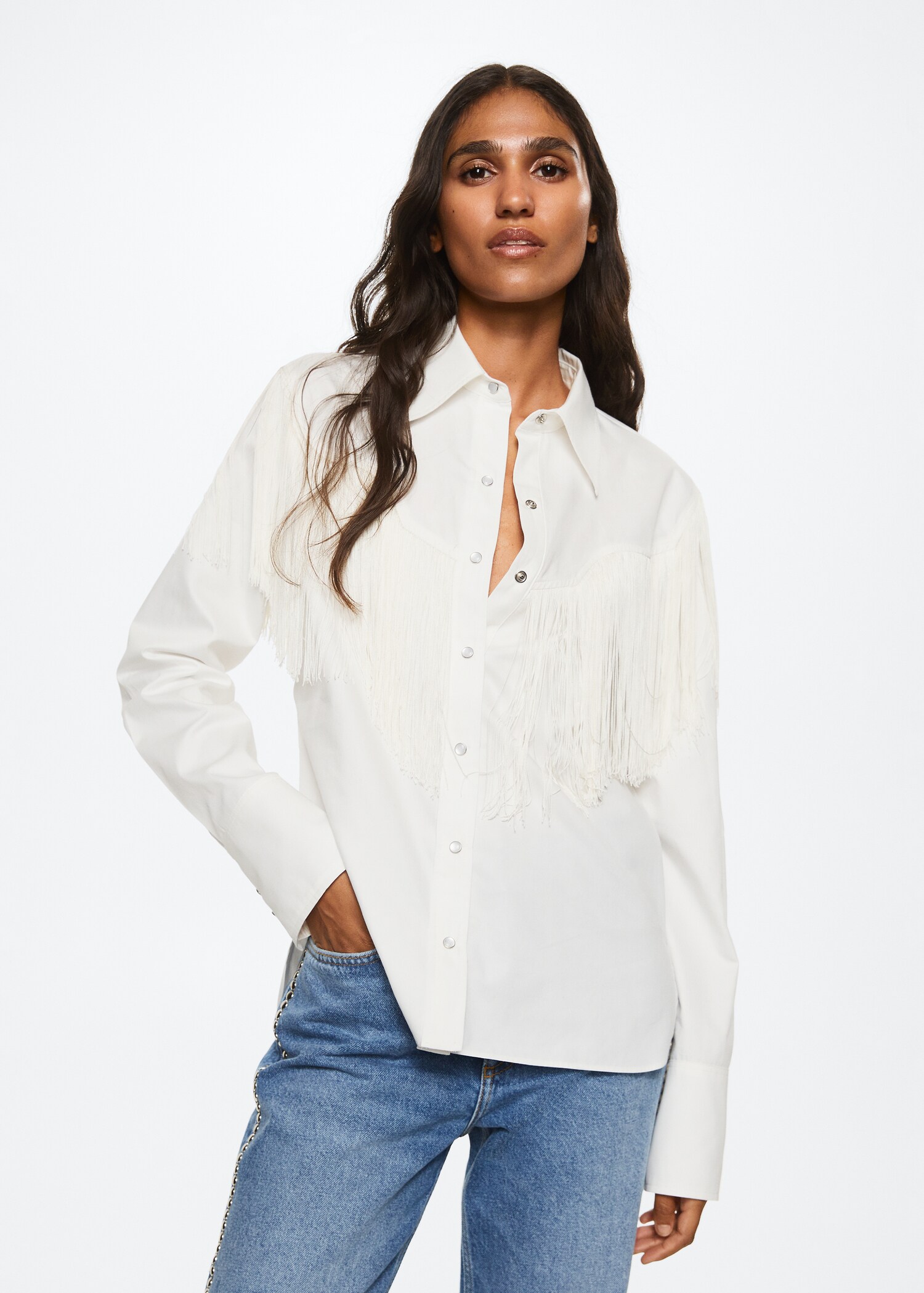 Chemise détails franges - Plan moyen